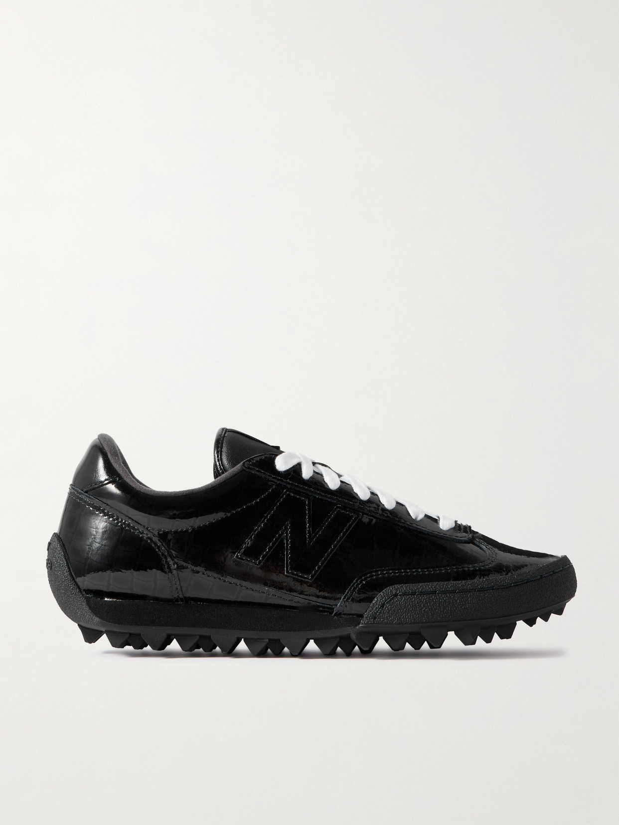 Gator Run Croc-Effect Sneakers