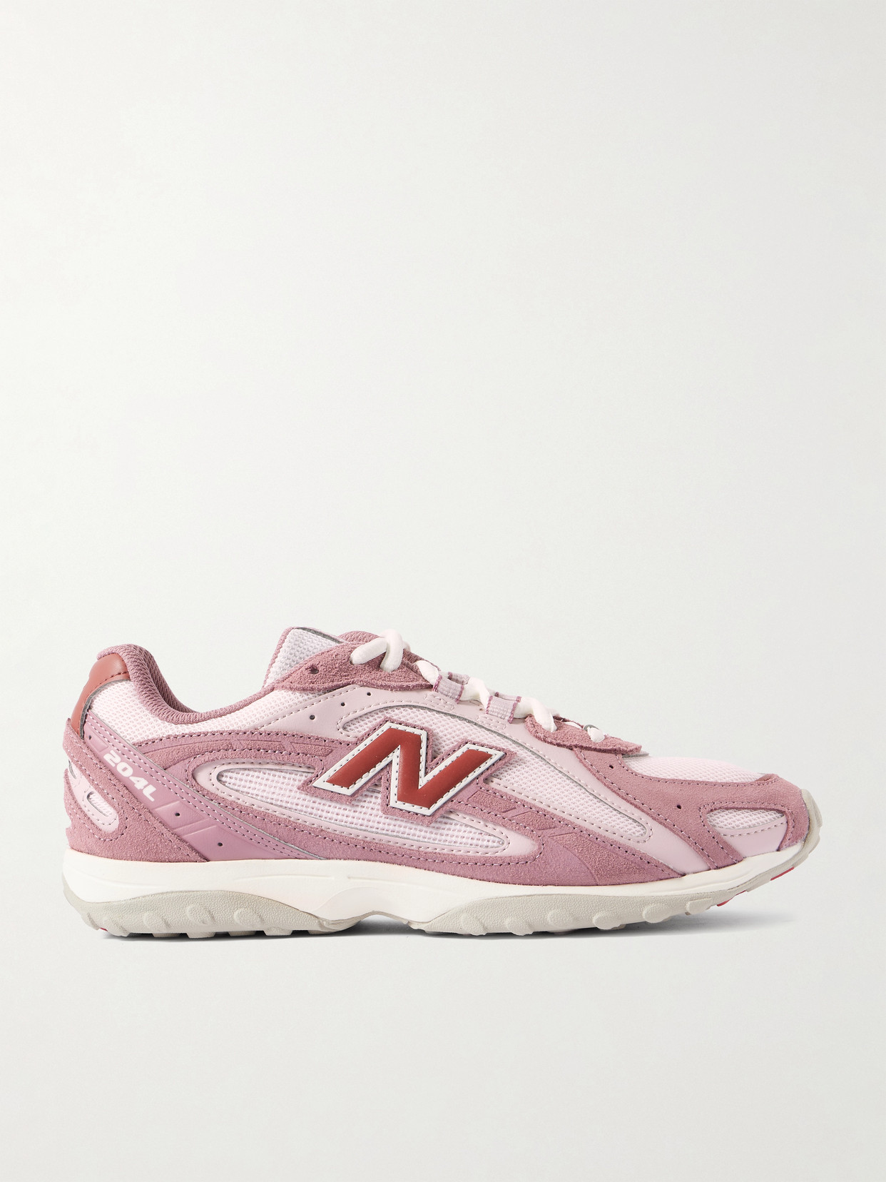 204L Paneled Suede And Leather-Trimmed And Sneakers