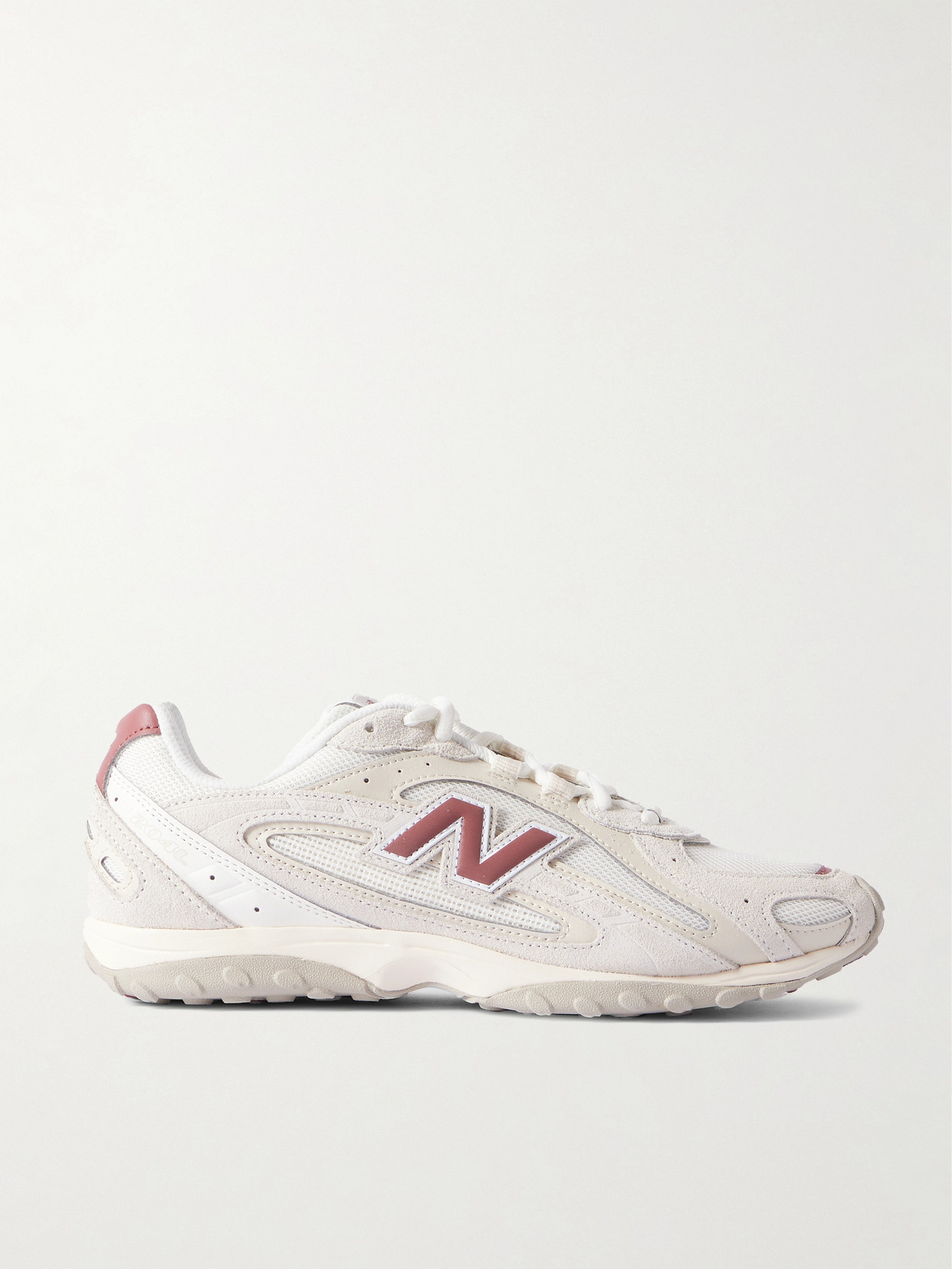 204L Paneled Leather, Suede And Sneakers