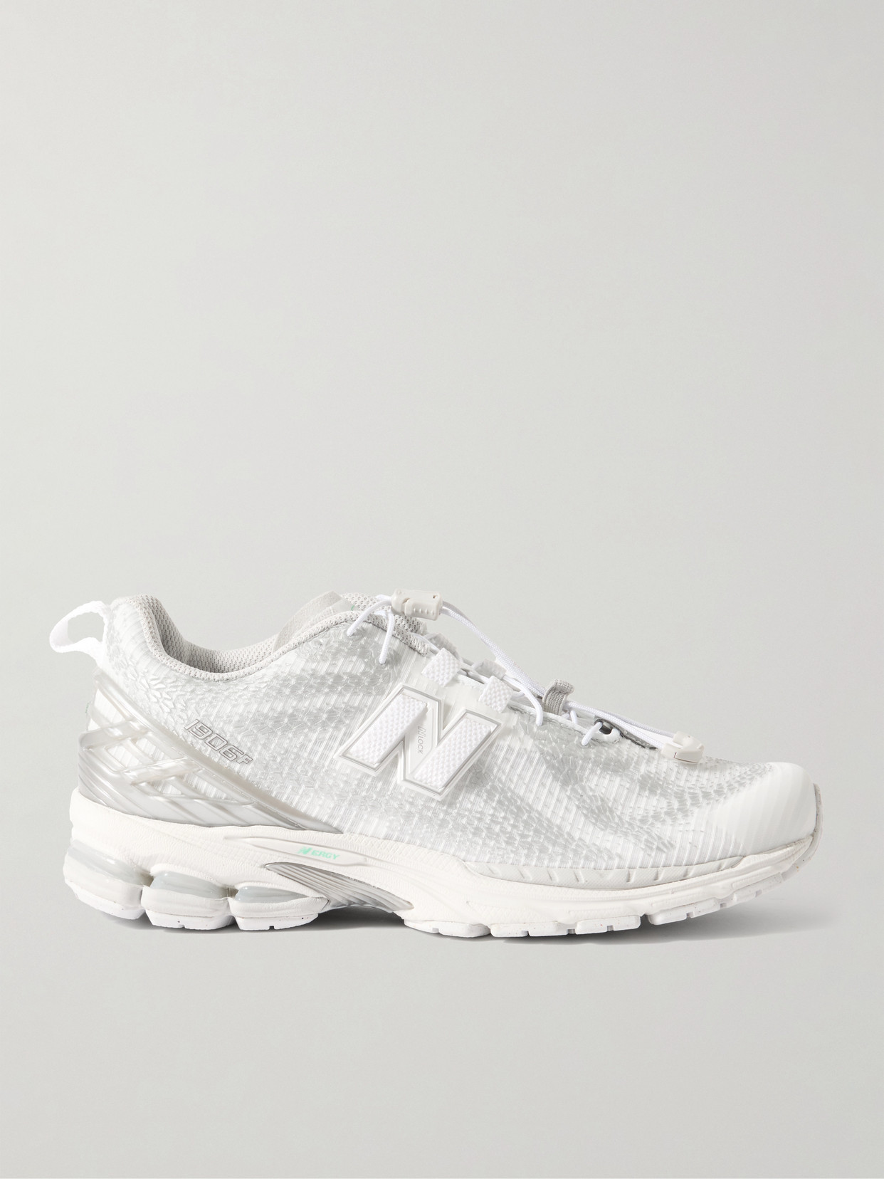 1906 Metallic Rubber-Trimmed Sneakers