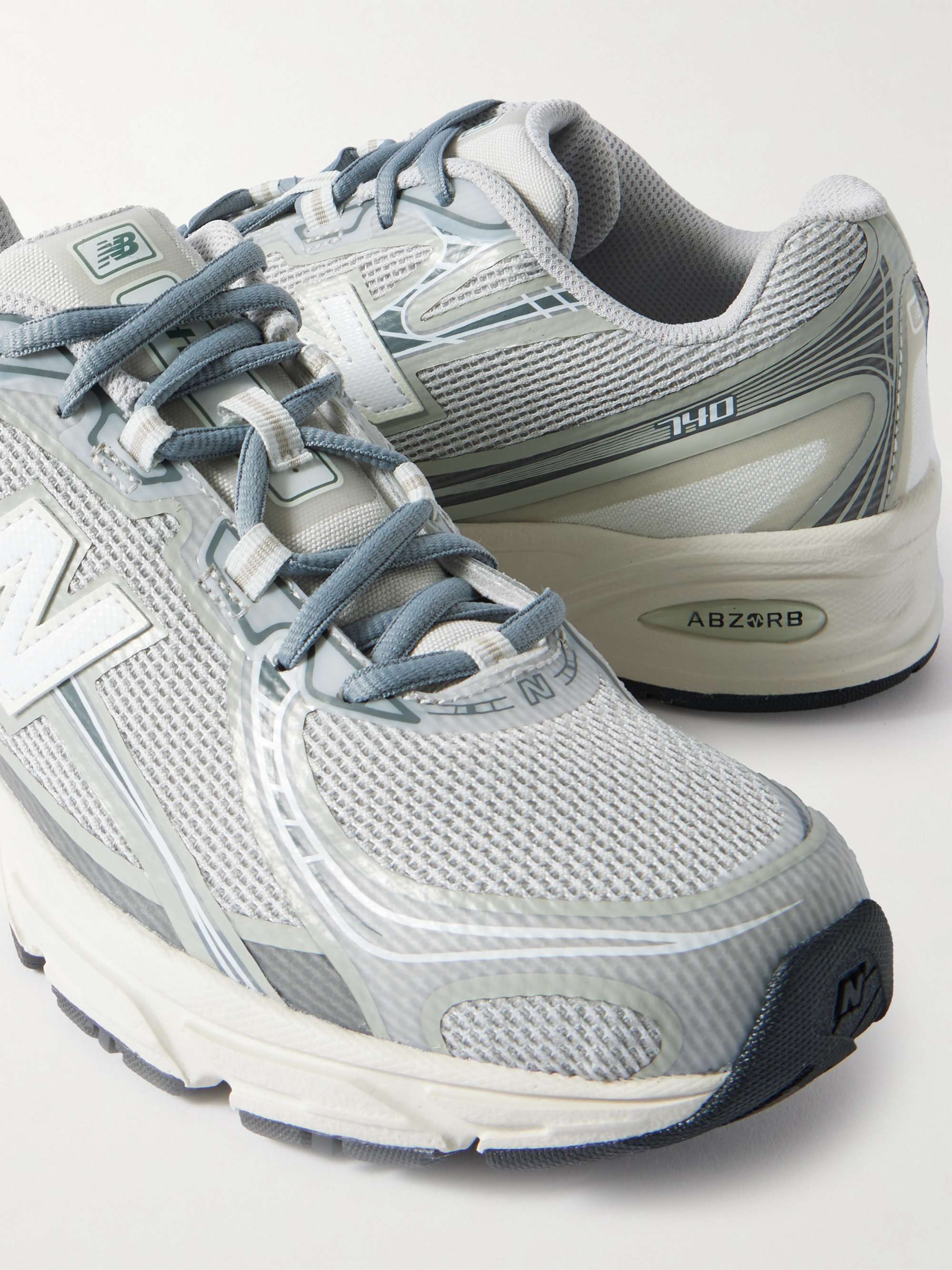 ちろたま　New Balance 　740 NEW BALANCE 740 rubber and mesh sneakers | NET-A-PORTER