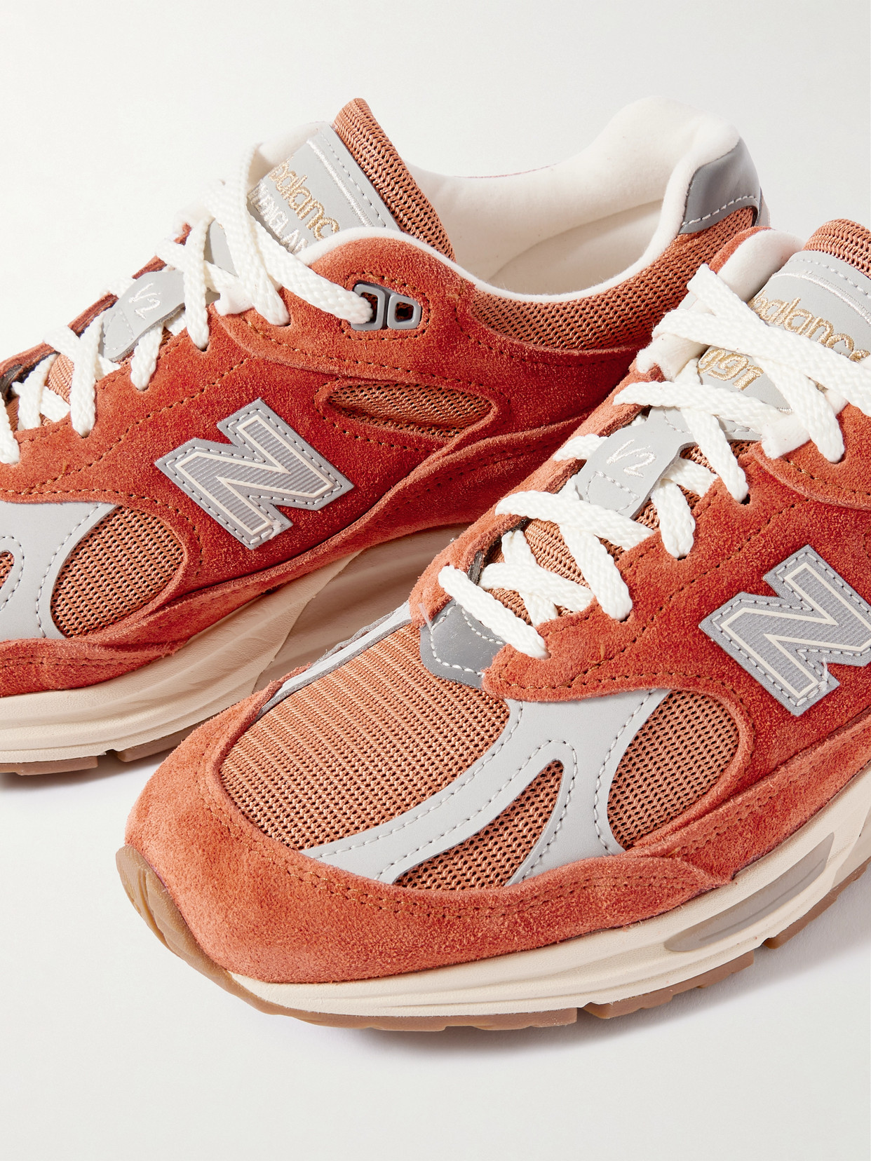 991 Leather- And Suede-Trimmed And Sneakers