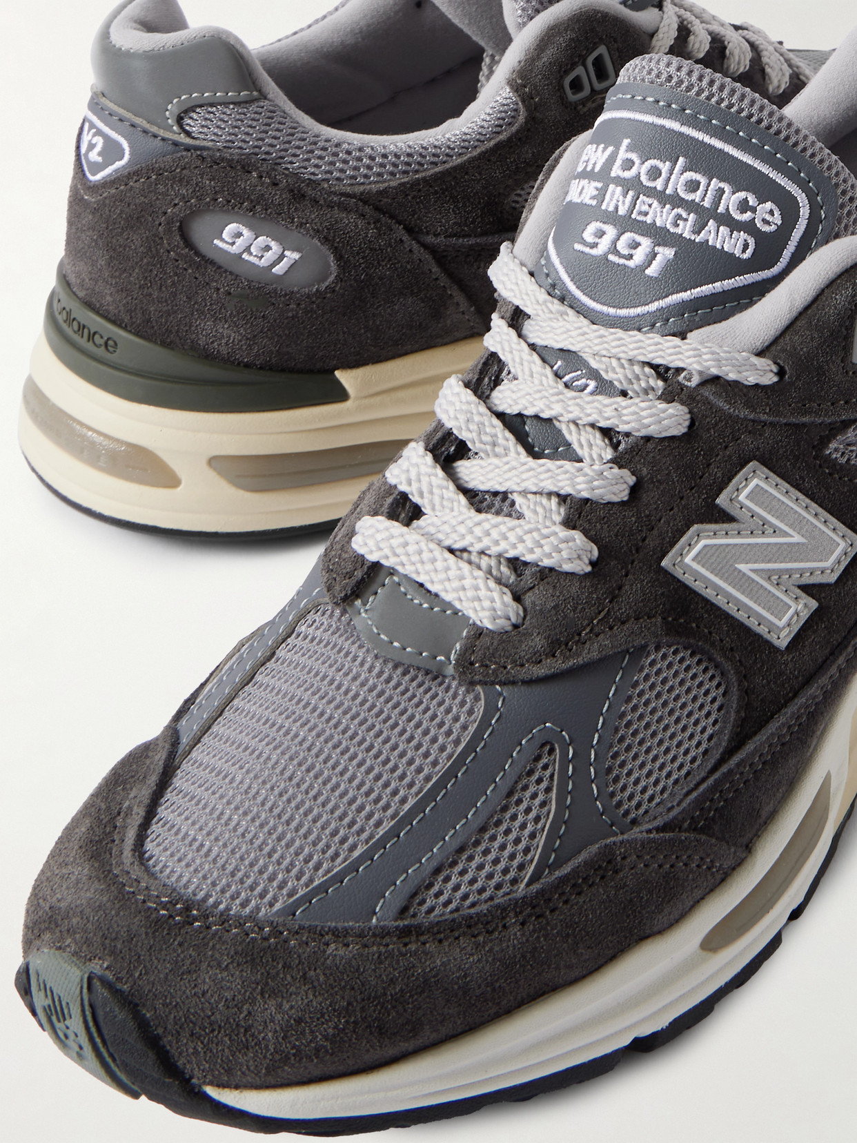 991 Leather- And Suede-Trimmed And Sneakers