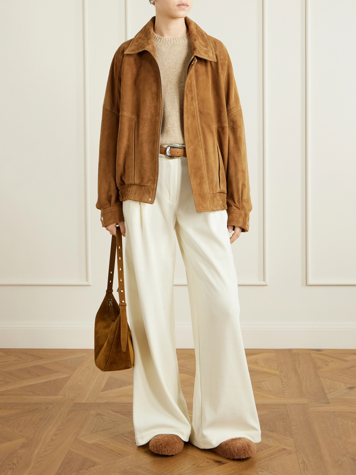 Shearling Ballet Flats