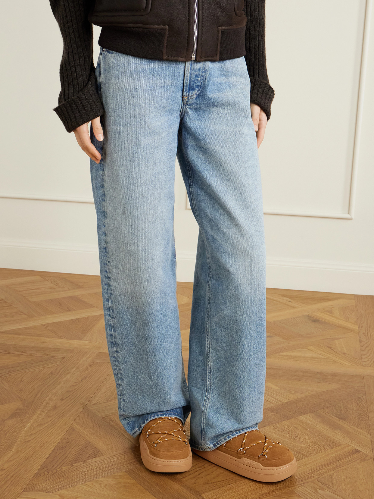 Park Shearling-Lined Slippers