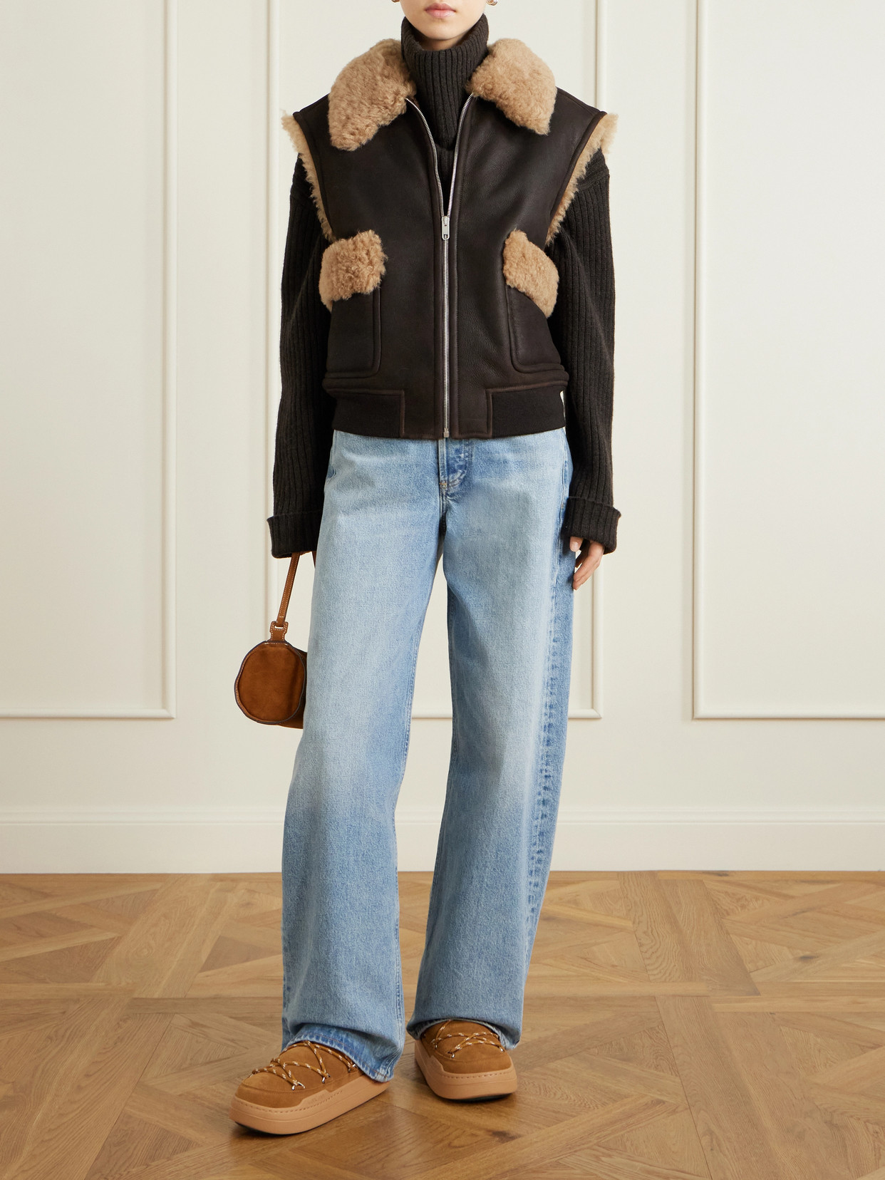 Park Shearling-Lined Slippers