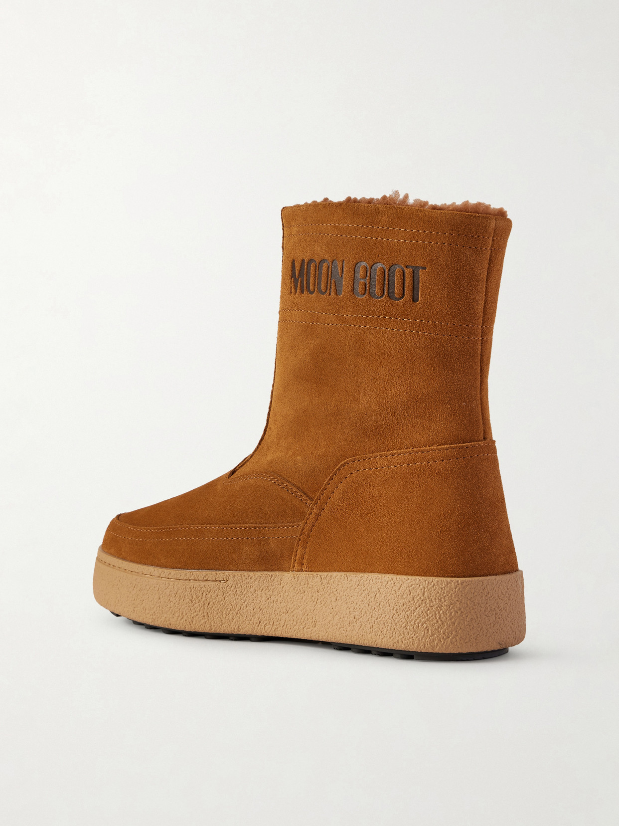Lara Suede And Shearling Ankle Boots