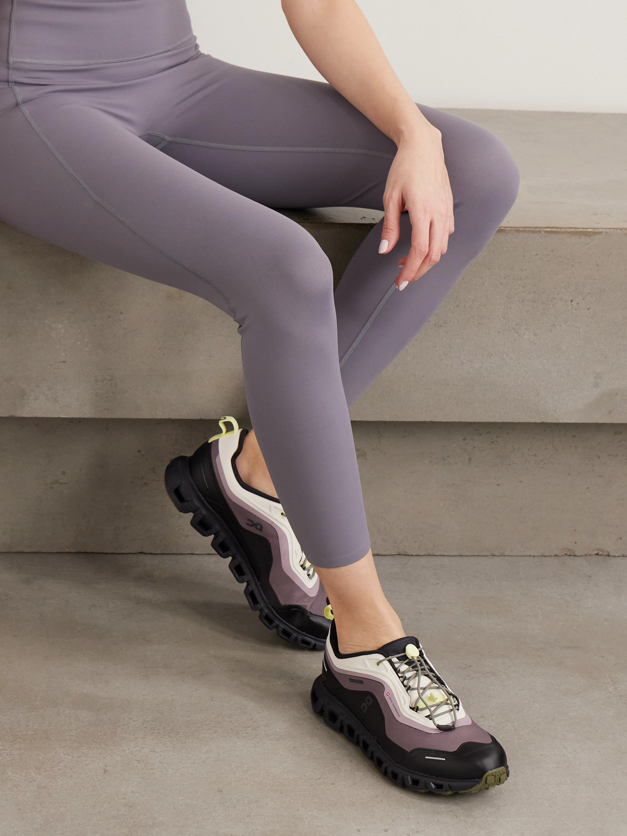 Cloud 6 Geo Waterproof Rubber-Trimmed Sneakers