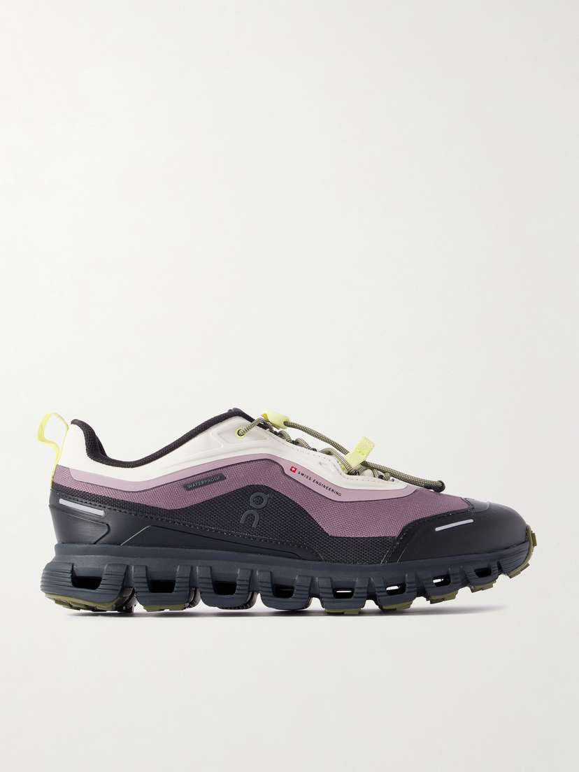 ON Cloud 6 Geo Waterproof Rubber-trimmed Mesh Sneakers