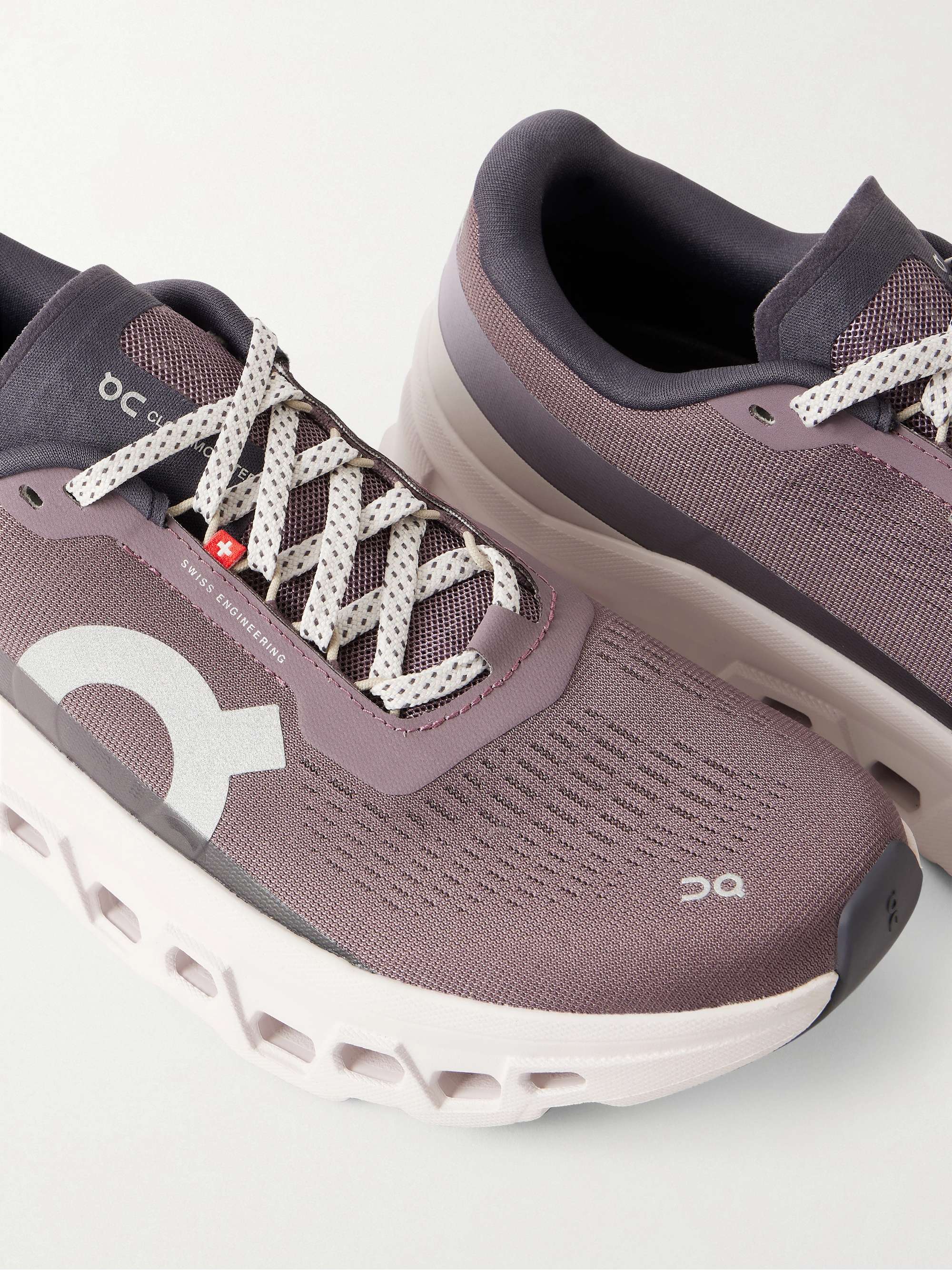 ON Cloudmonster 1 rubber-trimmed mesh sneakers | NET-A-PORTER