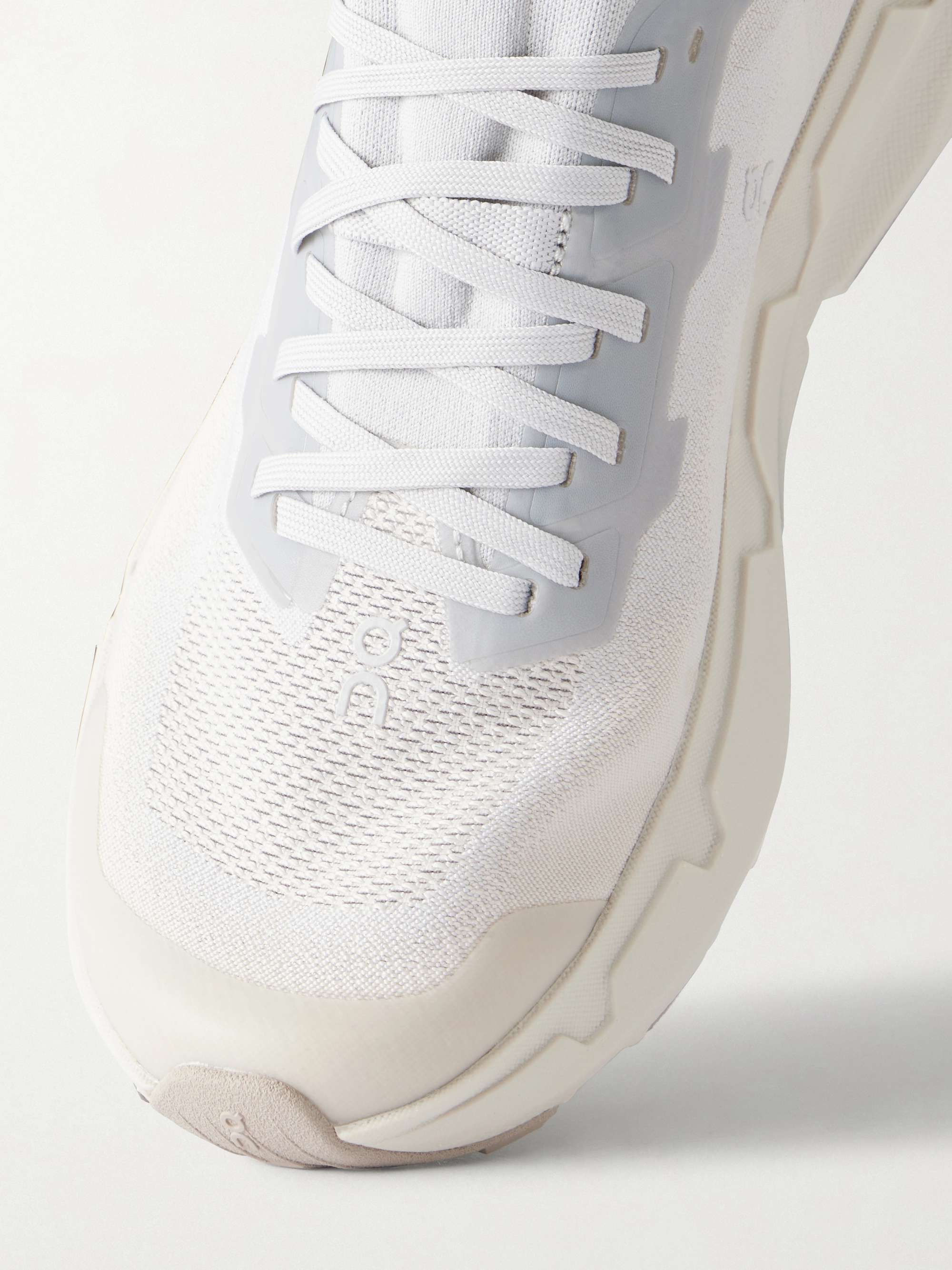 ON Cloudsoma rubber-trimmed stretch recycled-knit sneakers | NET-A 