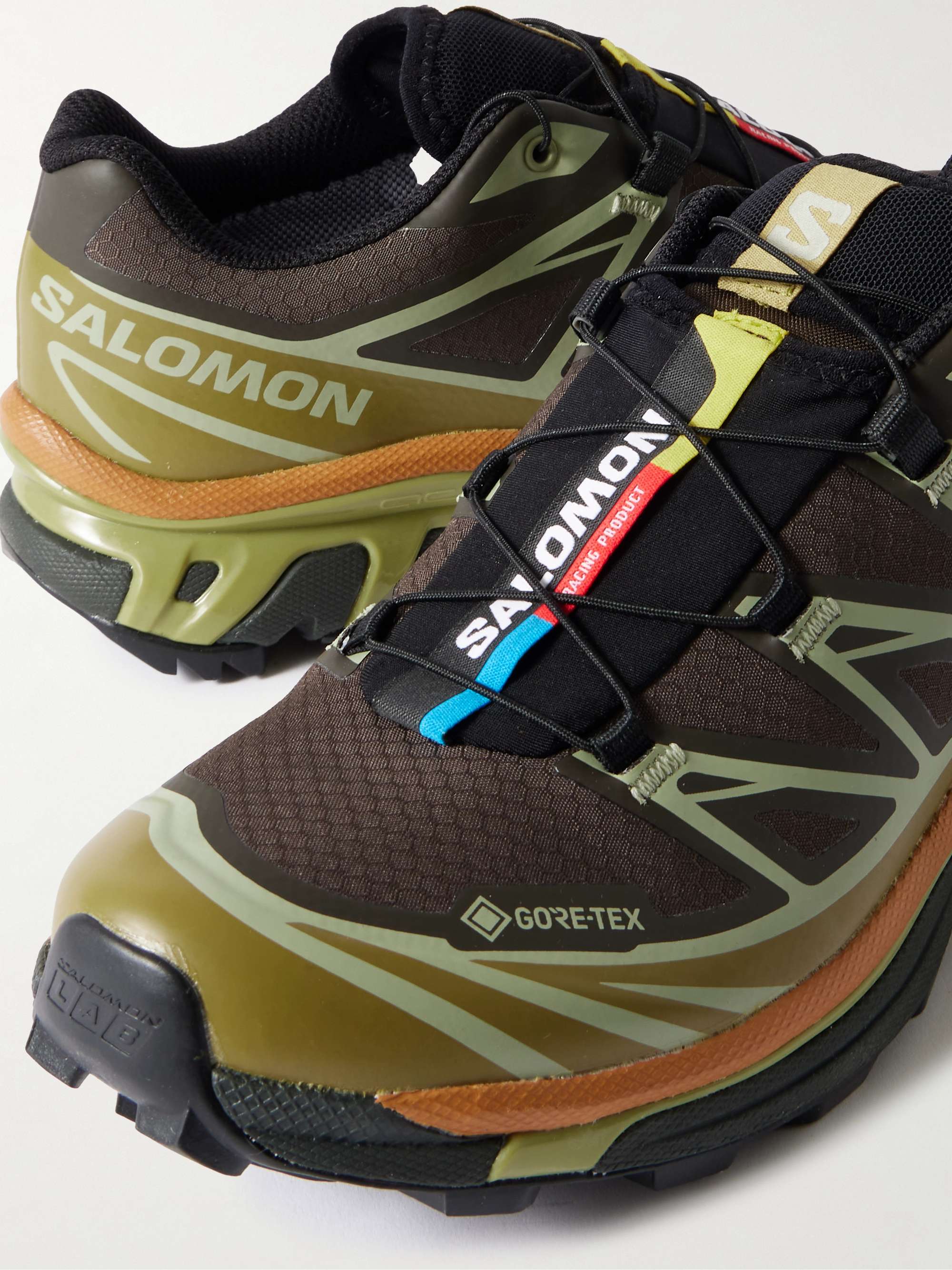 SALOMON XT-6 TPU-trimmed GORE-TEX mesh sneakers | NET-A-PORTER