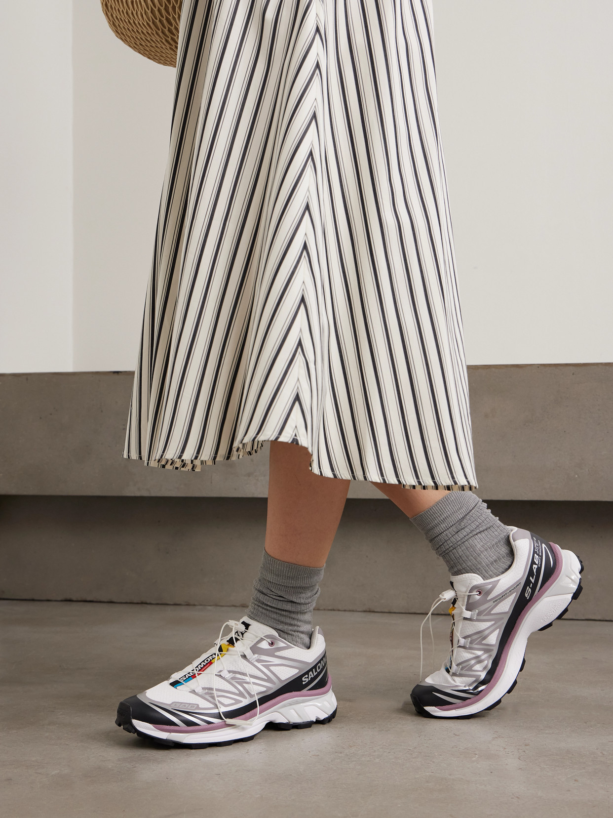 Xt-6 Rubber-Trimmed Sneakers