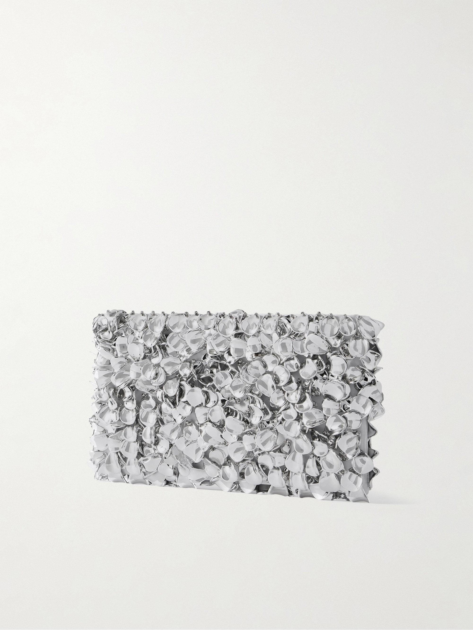 Reese beaded metallic satin clutch — Image 10