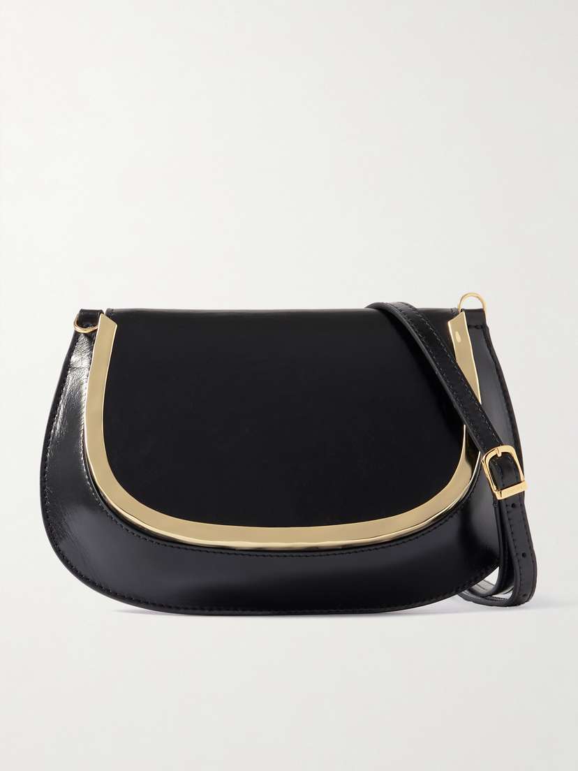 Simkhai Logan Gold-tone Leather Shoulder Bag
