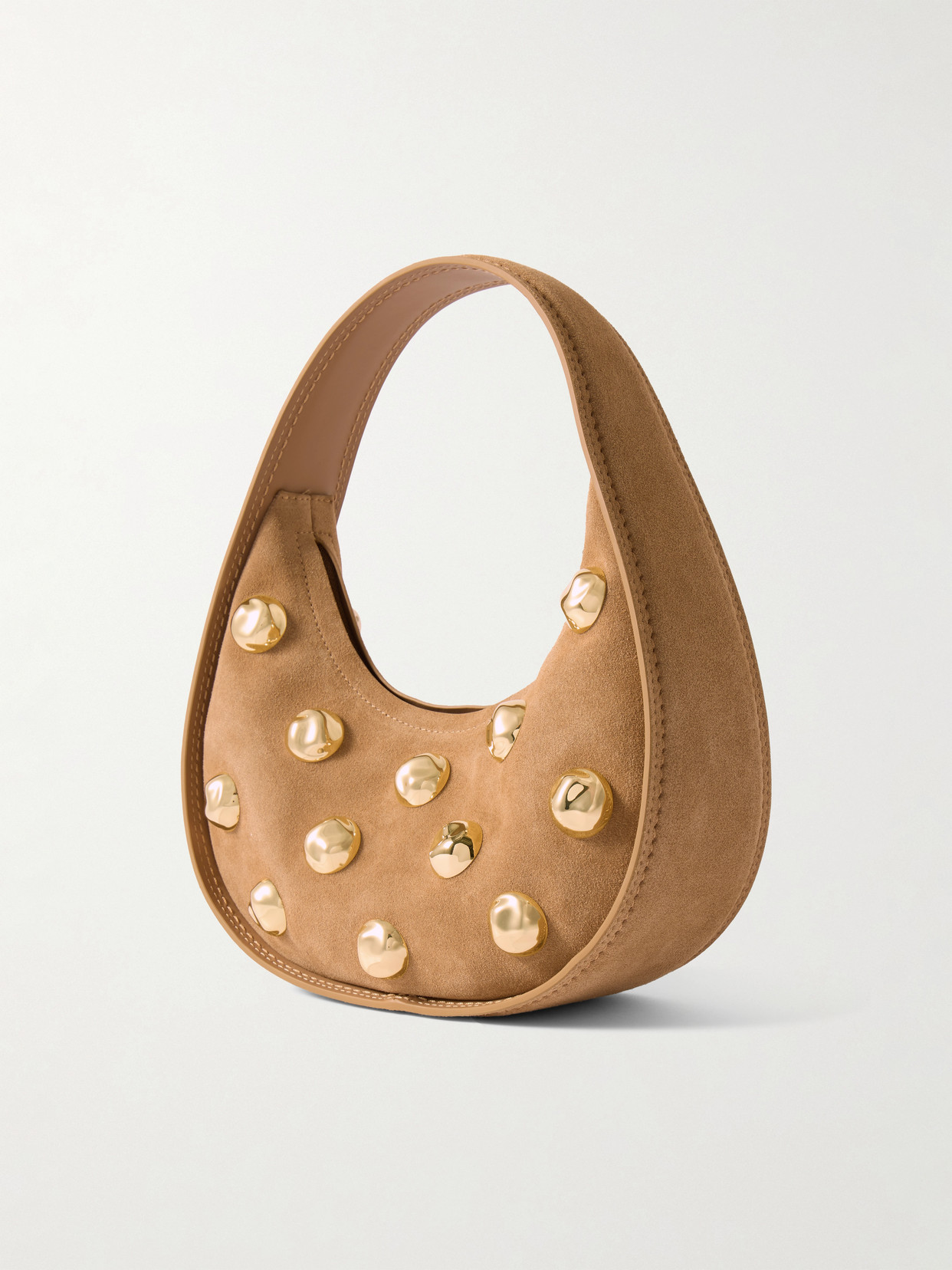 Finn Studded Suede Tote