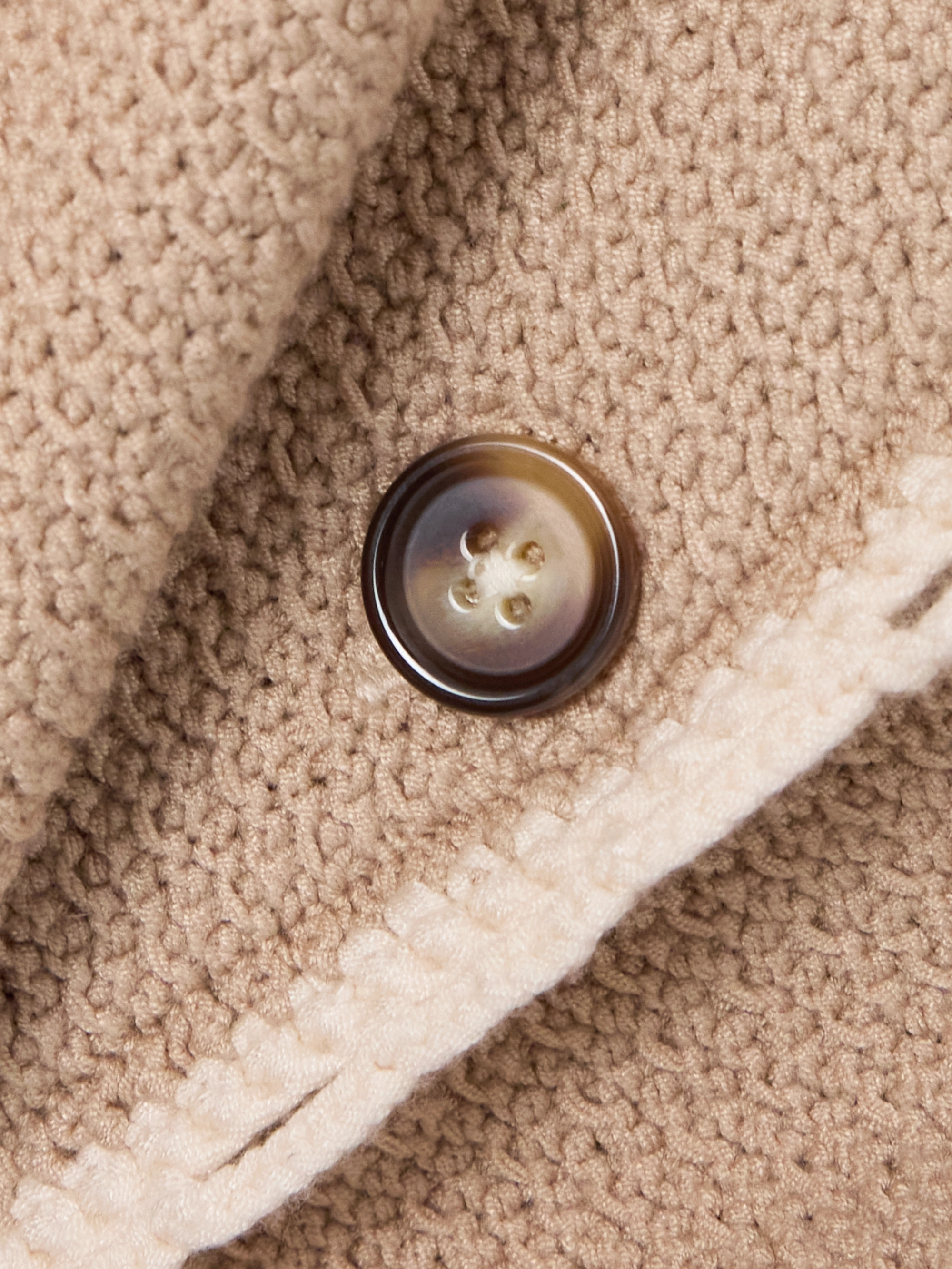 POSSE Willow crochet-trimmed knitted cardigan