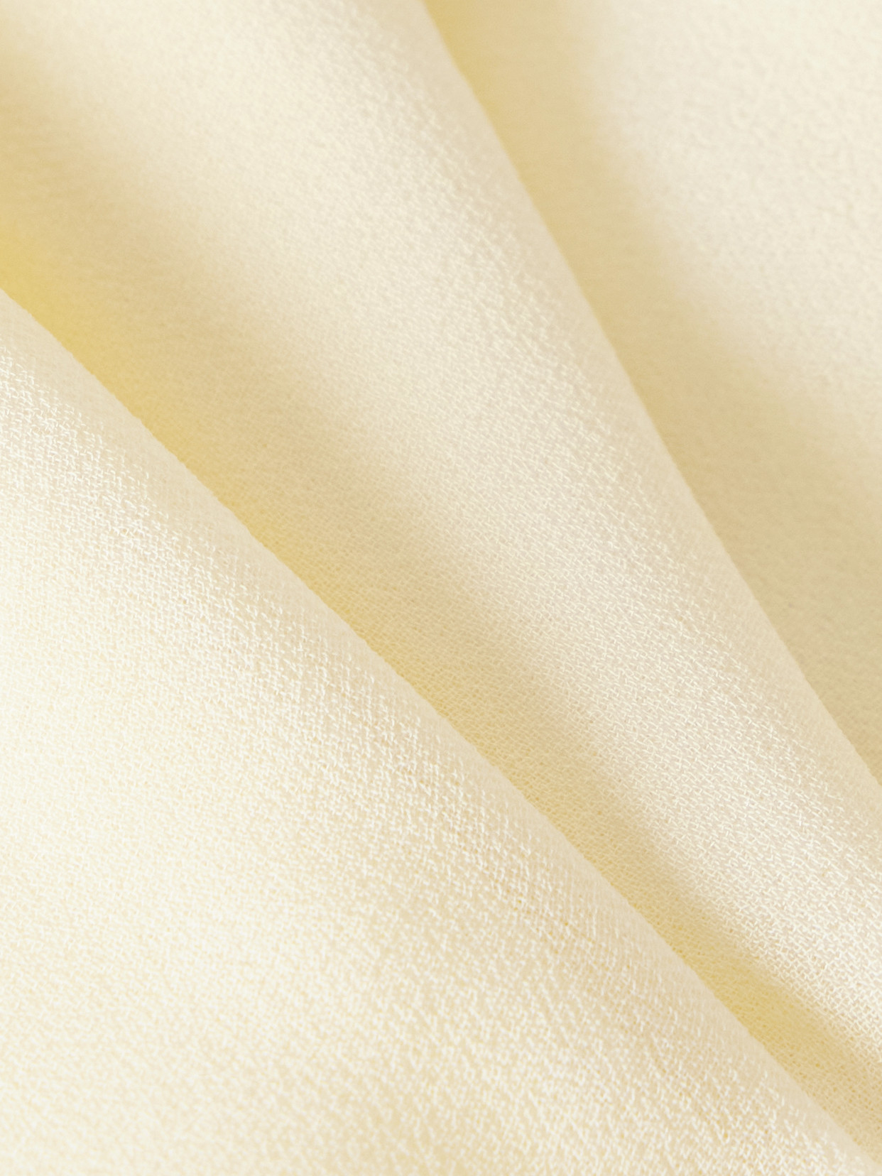 Solene Scarf-Detailed Ruched Chiffon Halterneck Top