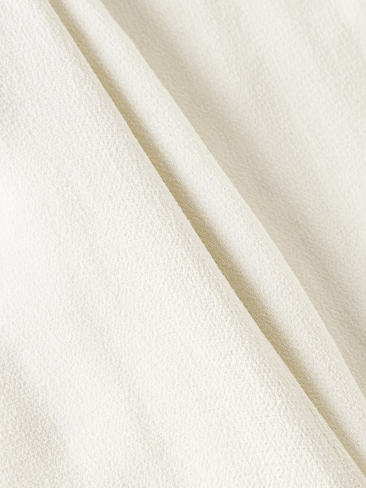 Posse Solene Chiffon Midi Skirt In White