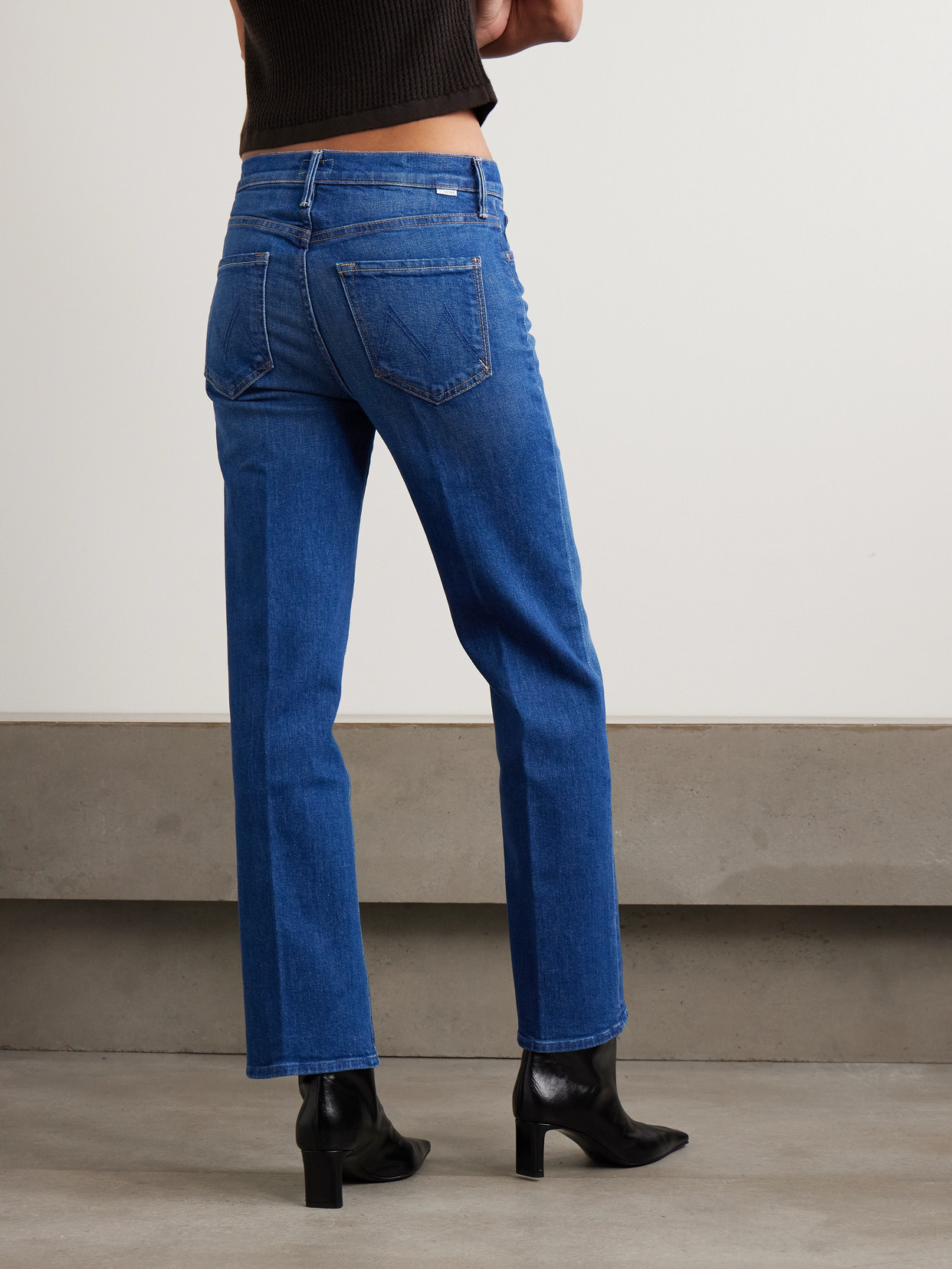 The Kick It Flood Mid-Rise Straight Jeans