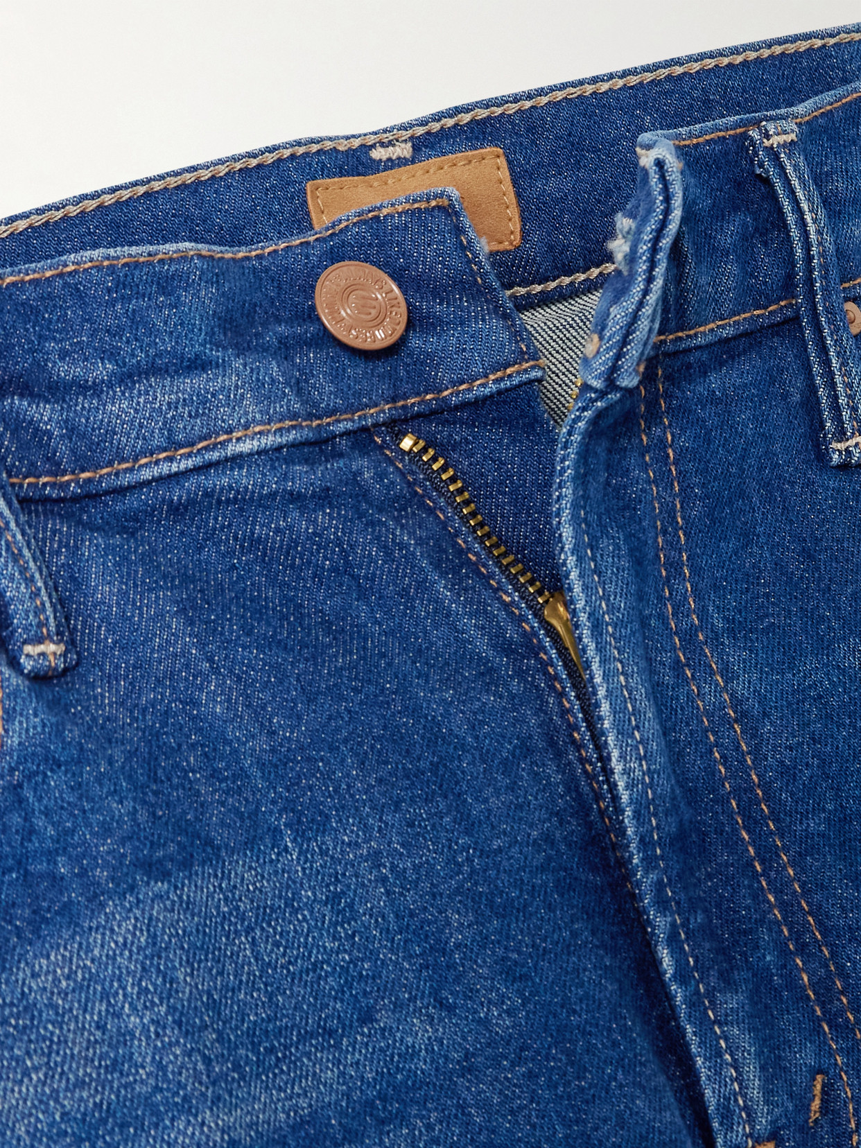 The Kick It Flood Mid-Rise Straight Jeans