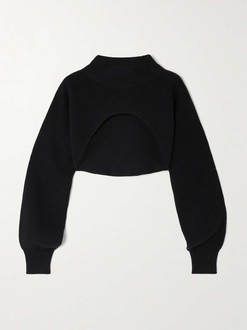 lululemon Cropped Ribbed Cotton-blend Sweater