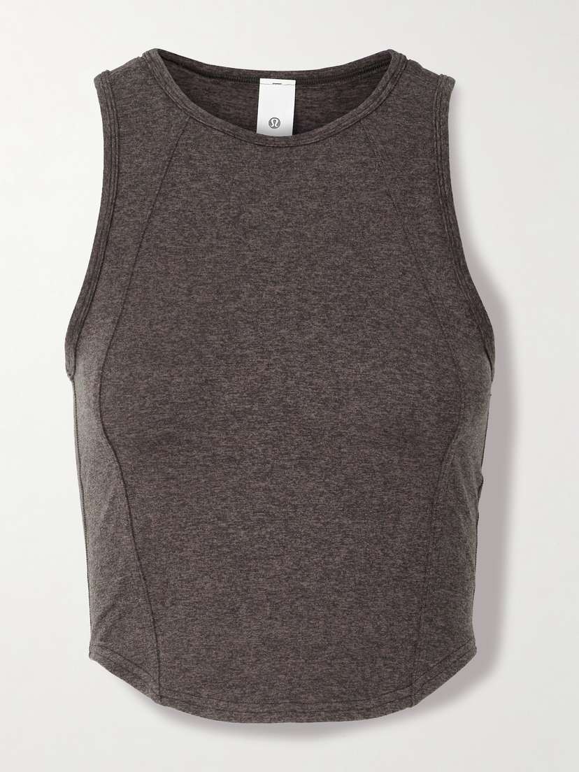lululemon Softy Suedey Crewneck Cropped Tank Top