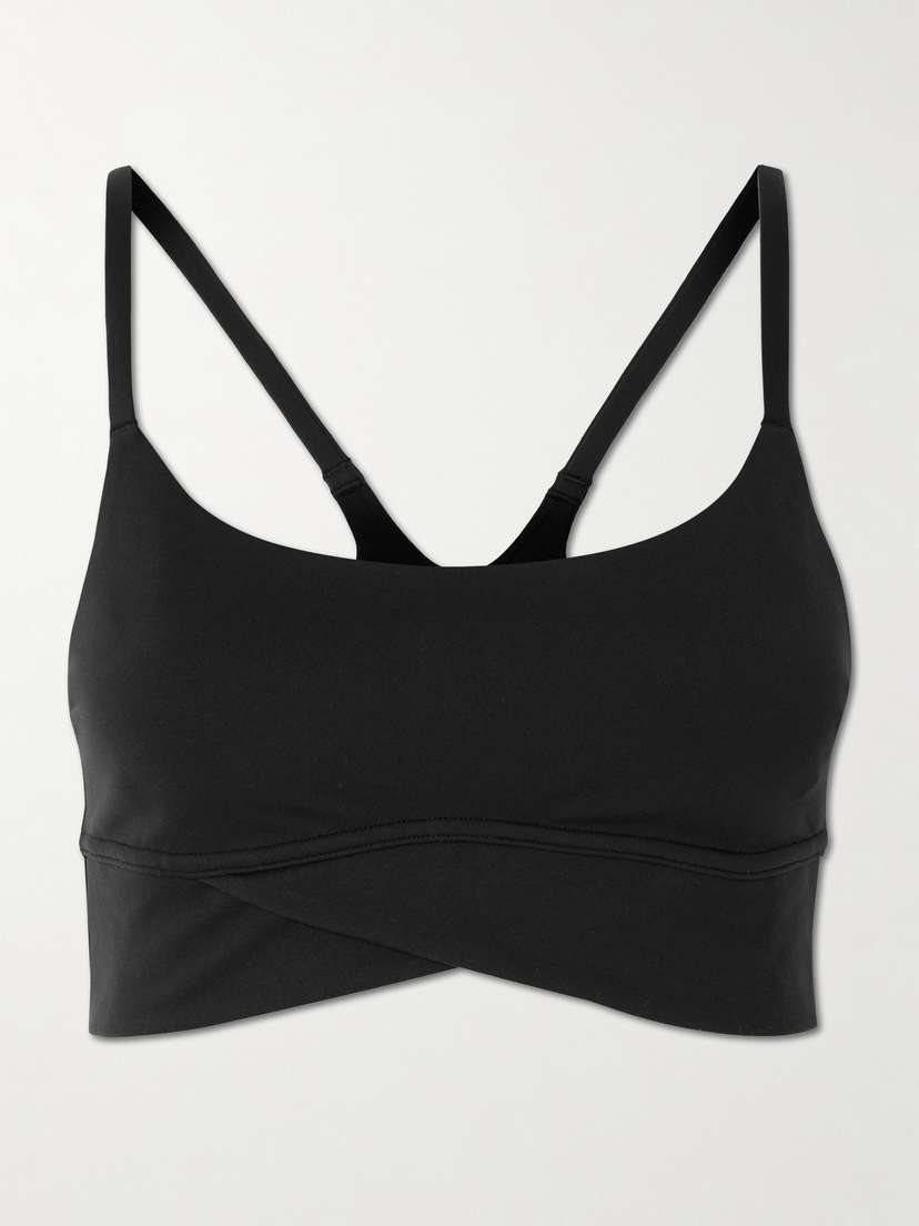 lululemon Wunder Train Strappy Wrapped Stretch-jersey Sports Bra