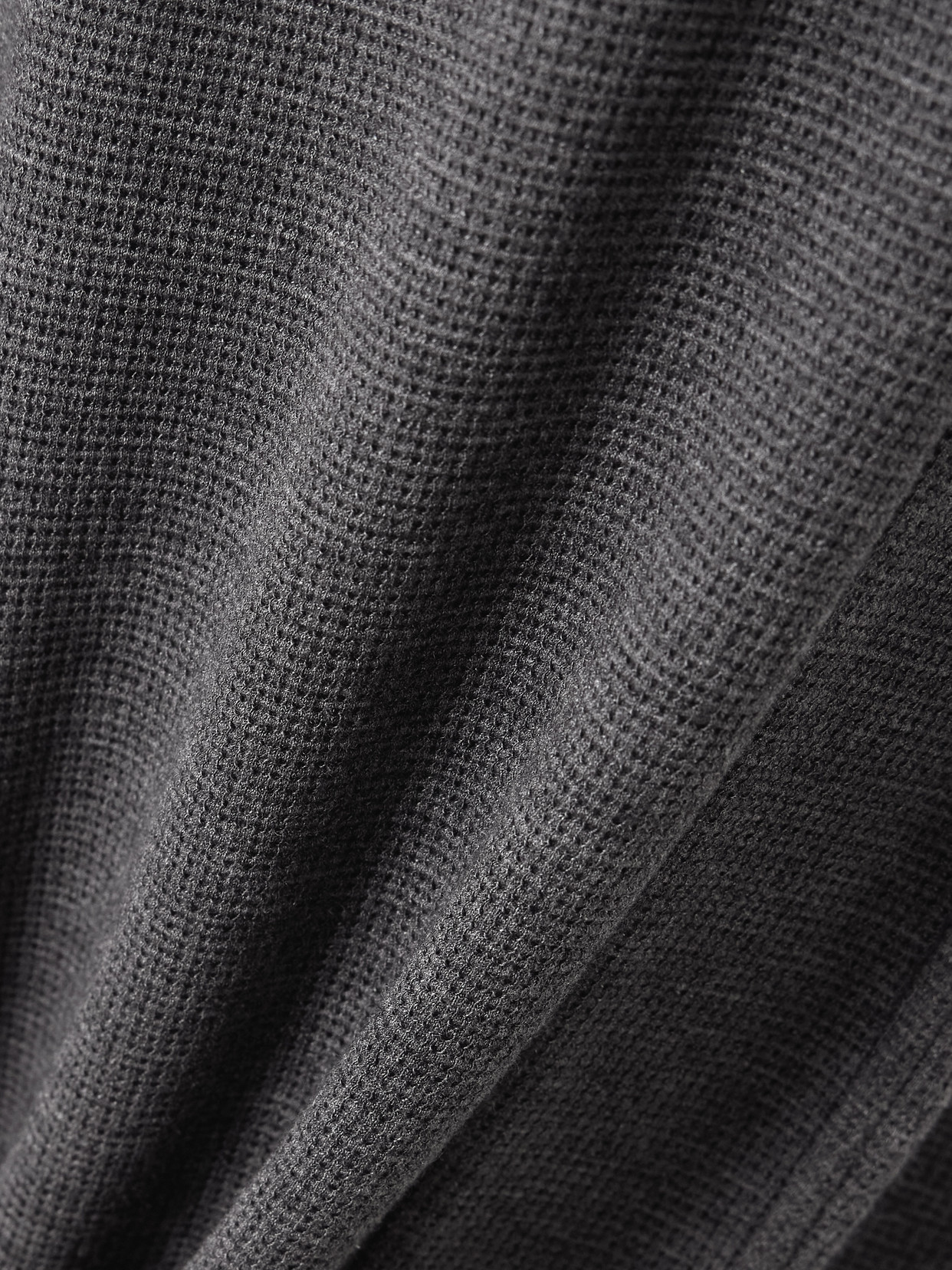 Lululemon Waffle-knit Wide-leg Track Pants In Gray