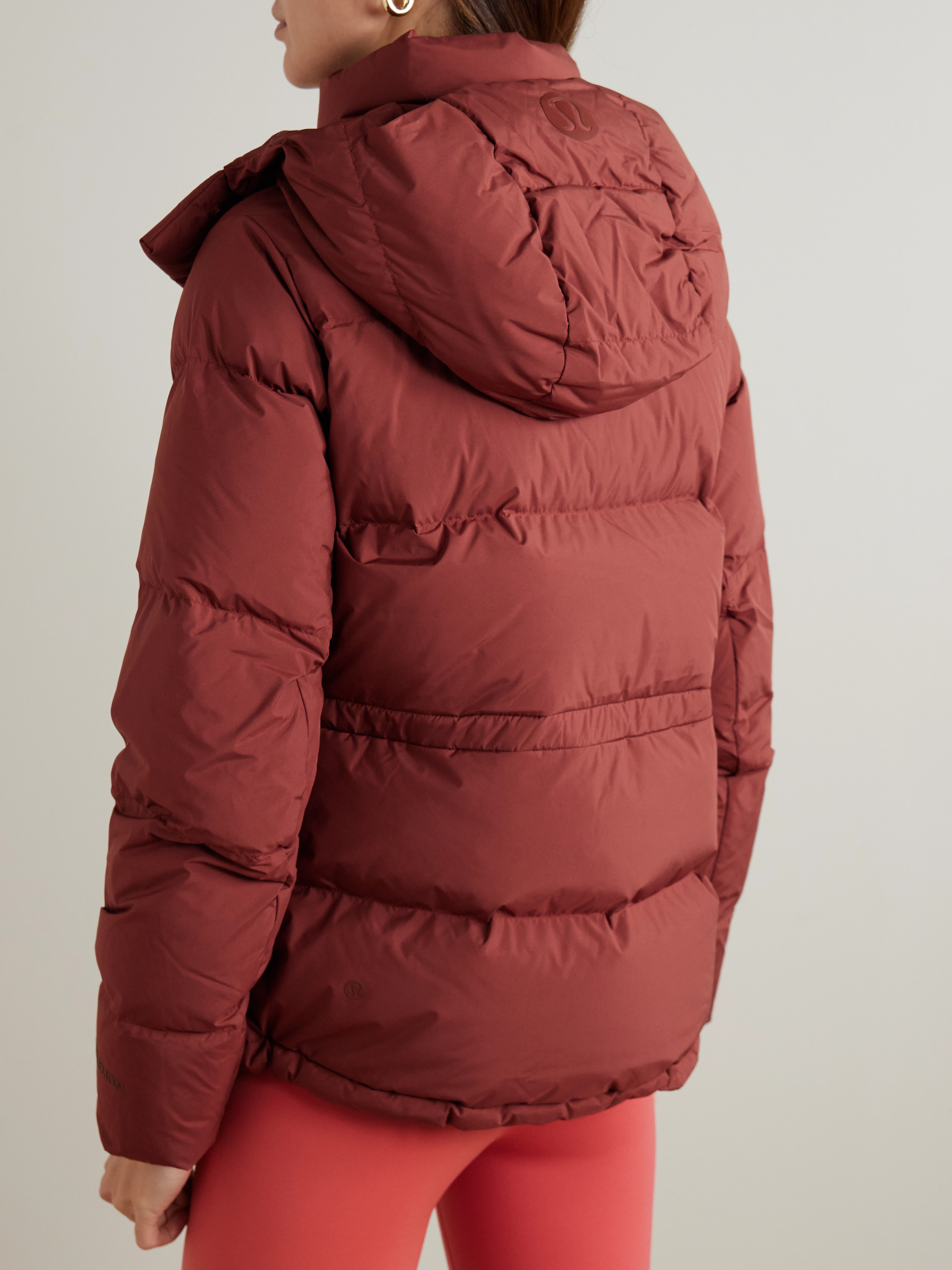 LULULEMON Wunder Puff hooded quilted Glyde™ down jacket