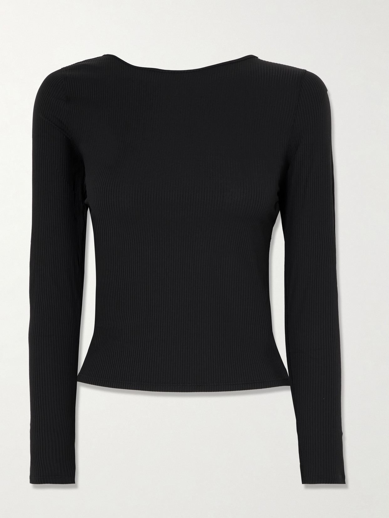 Scoop-Back Yoga Long-Sleeve Shirt