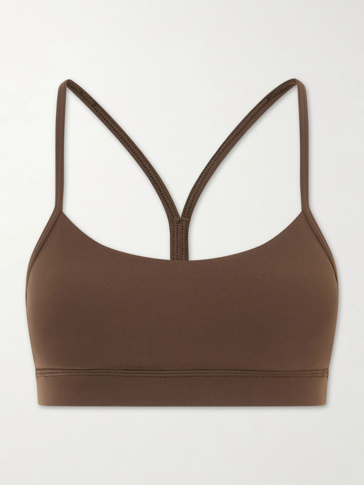 Lululemon Flow Y Nulu™ Sports Bra In Brown