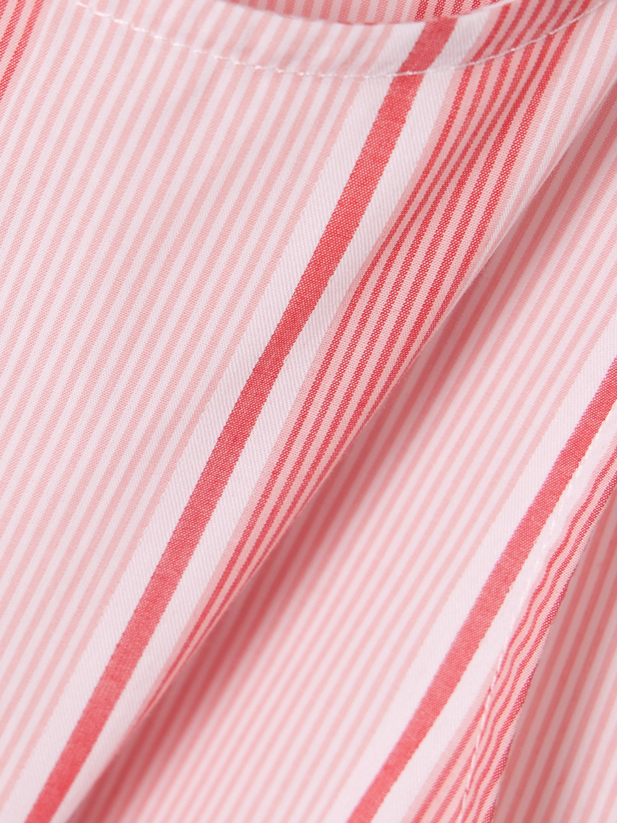 Rosie Assoulin Striped Cotton-poplin Top In Pink