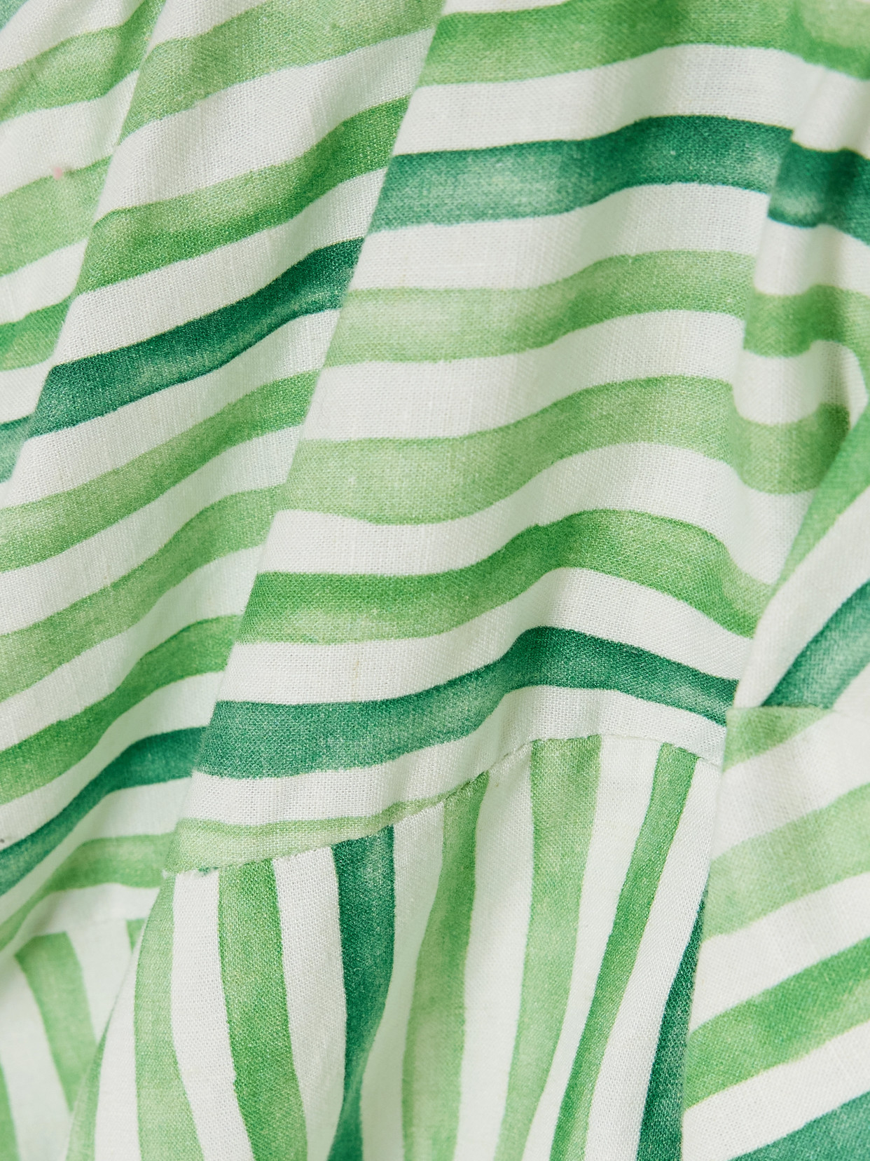 Rosie Assoulin Off-the-shoulder Striped Tencel™ Lyocell And Linen-blend Blouse In Multi