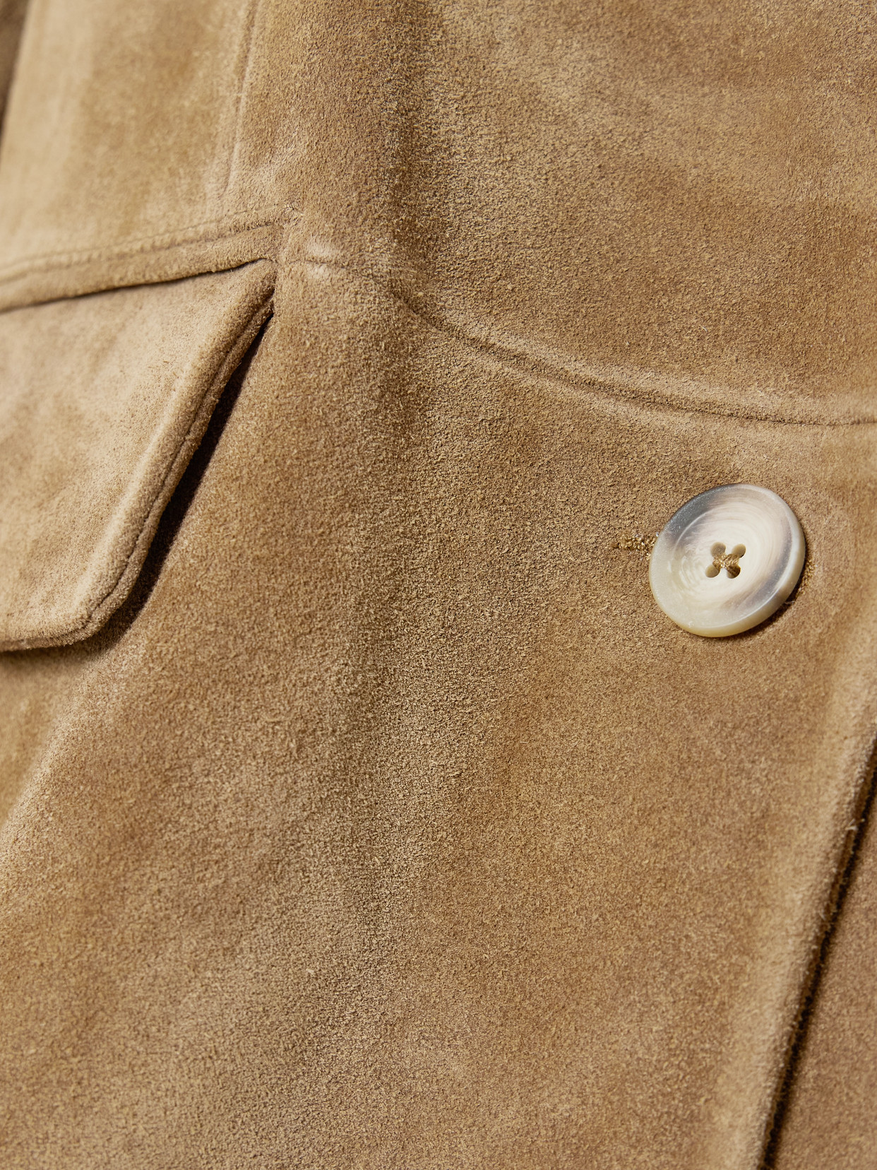 Arma Benny Paneled Suede Blazer In Neutral