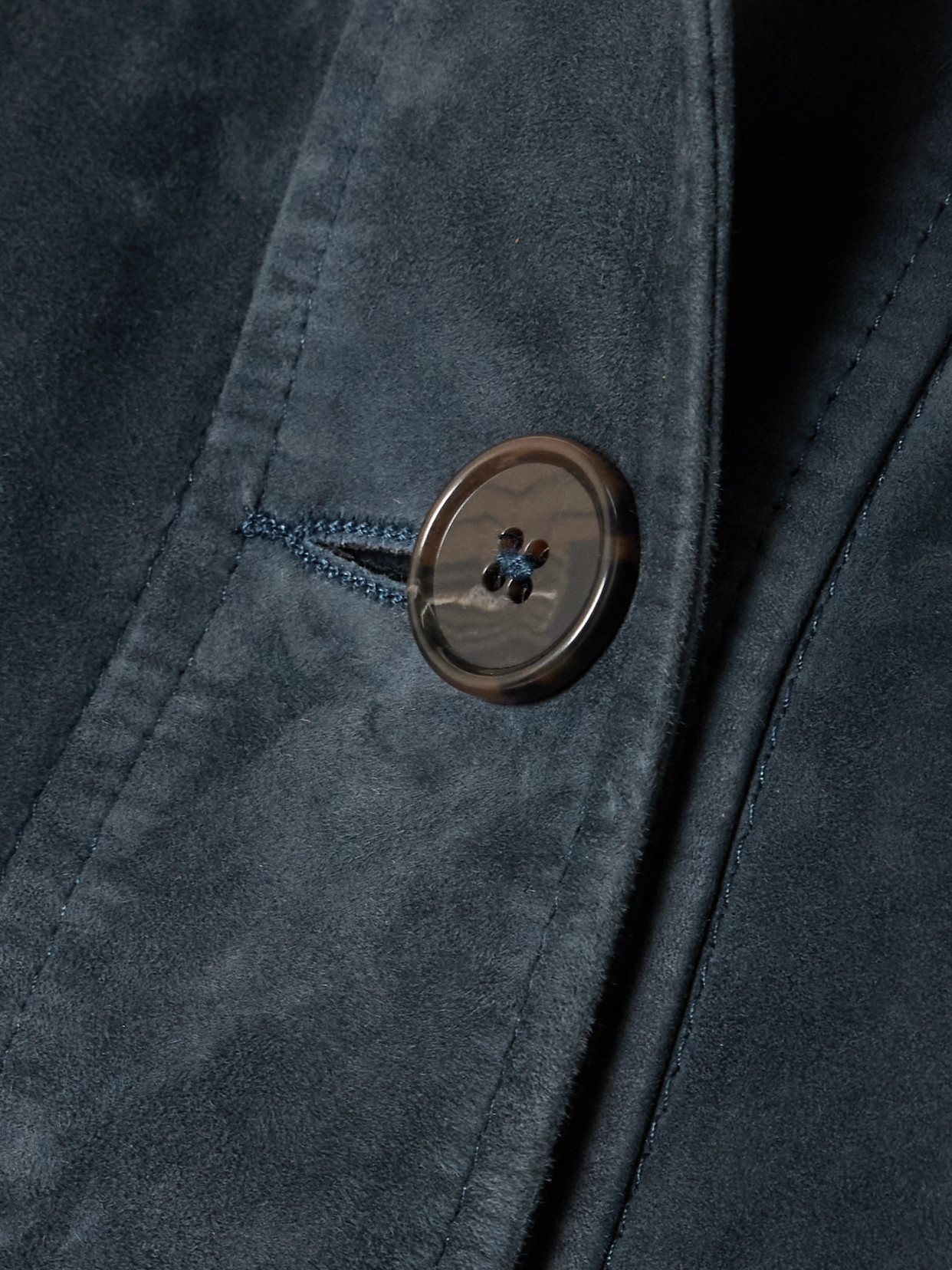 Arma Patch-pocket Button-fastening Jacket In Blue