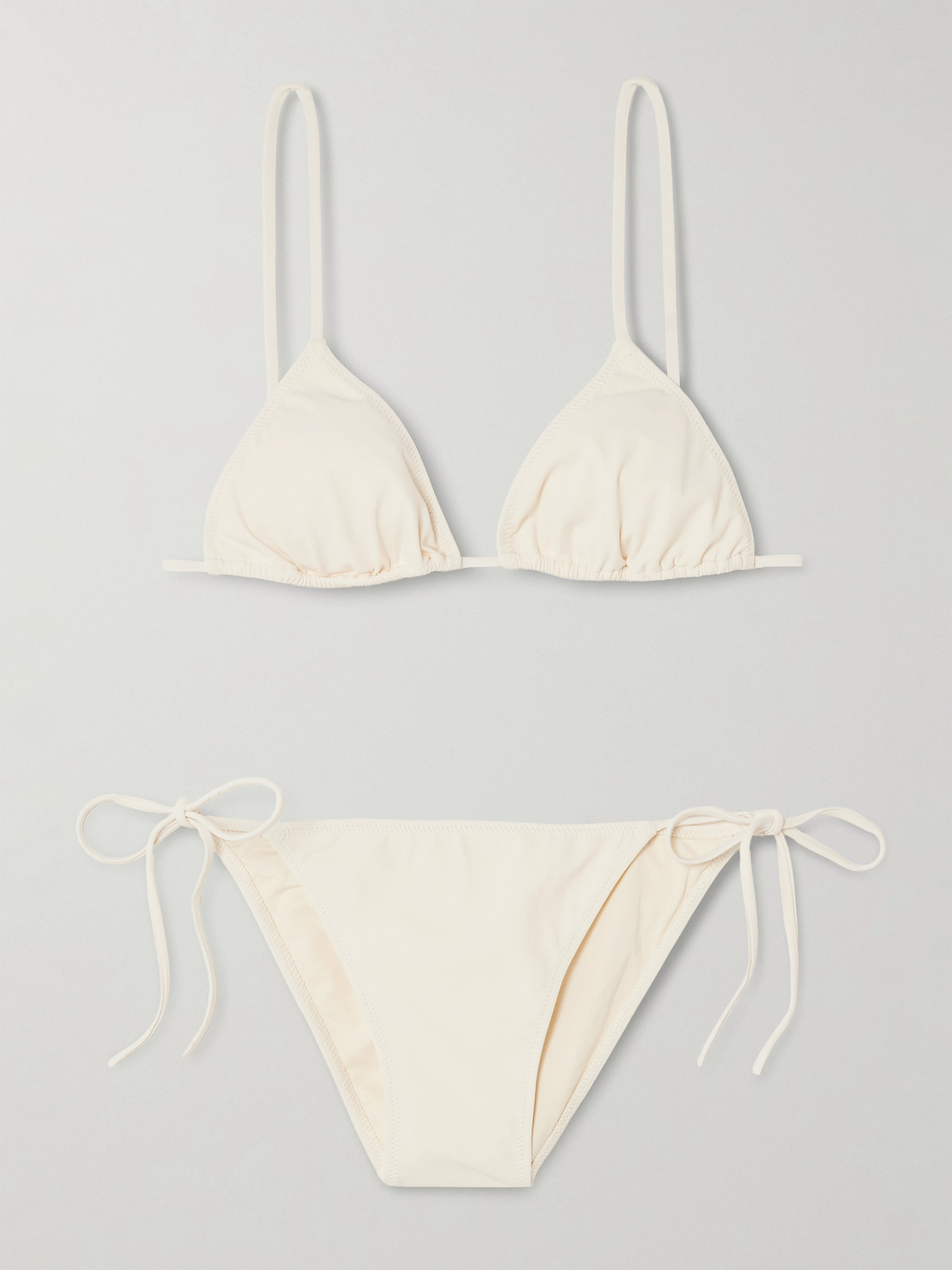 Lido Venti Triangle Bikini In White