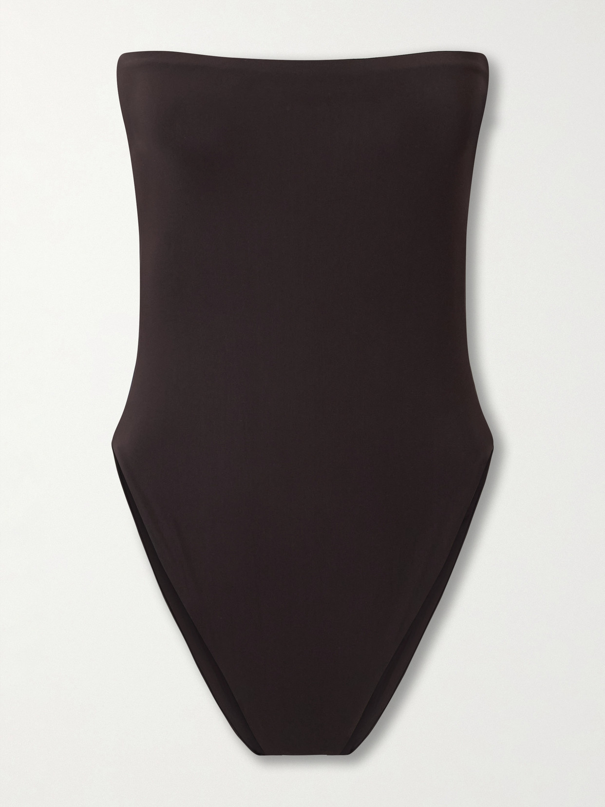 Lido Sedici Bandeau Swimsuit In Brown