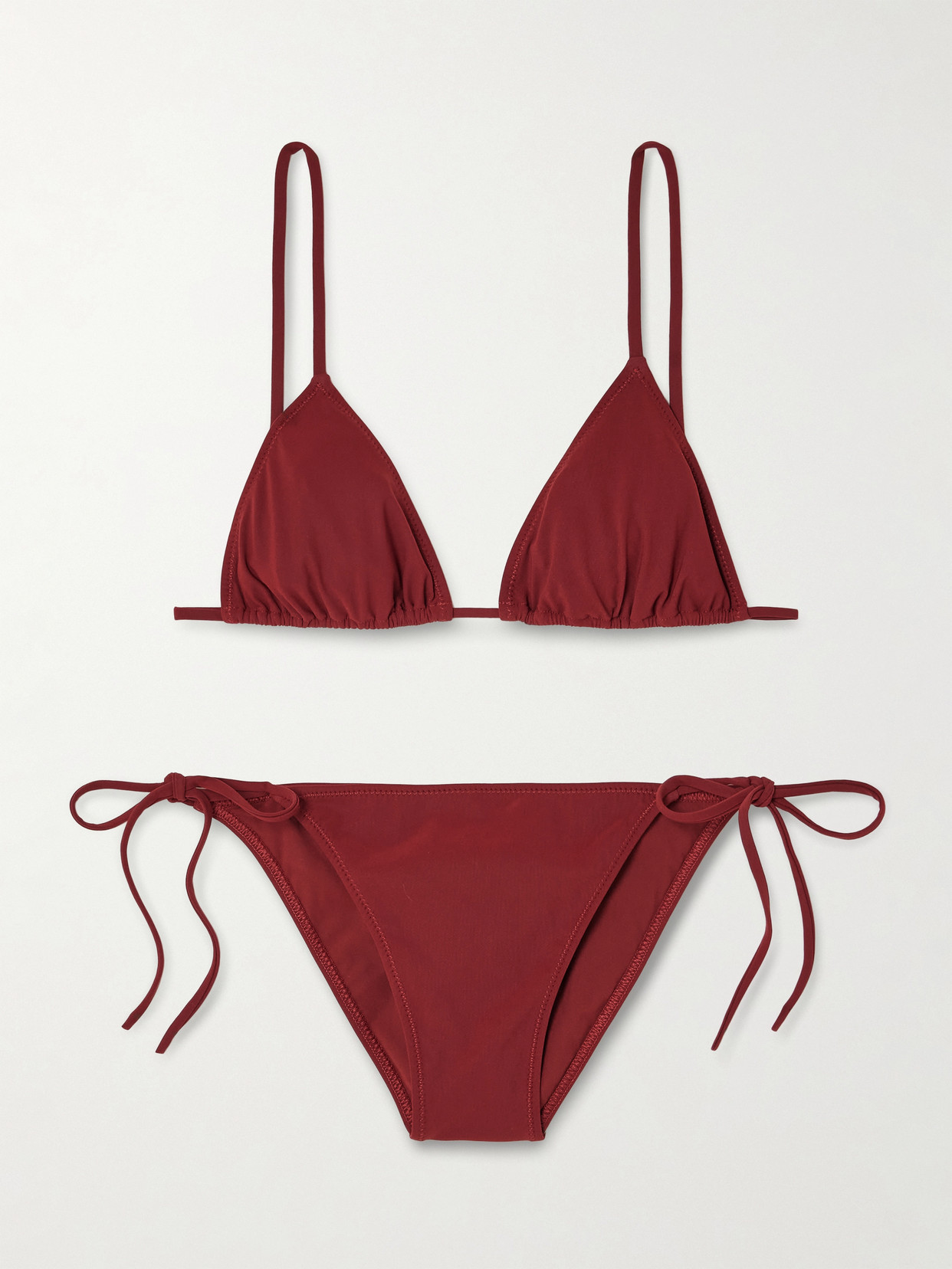Lido Venti Triangle Bikini In Brown