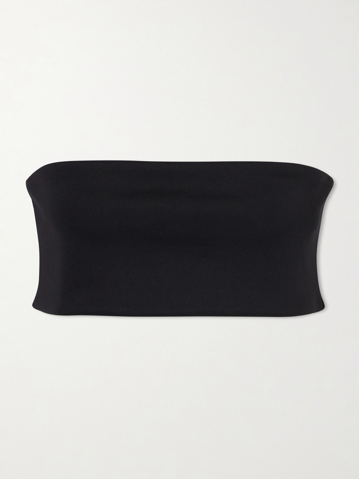The Park Zoe Scuba Bralette Top In Black