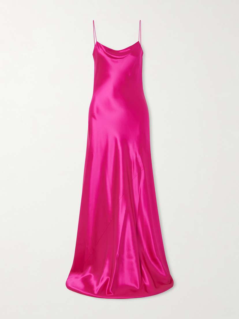 Alaïa Silk-satin Gown