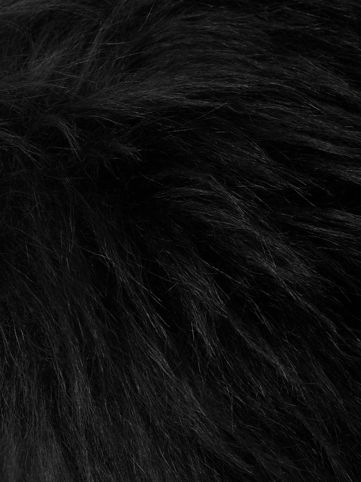 Alaïa Shearling-trimmed Stretch-jersey Turtleneck Bodysuit In Black