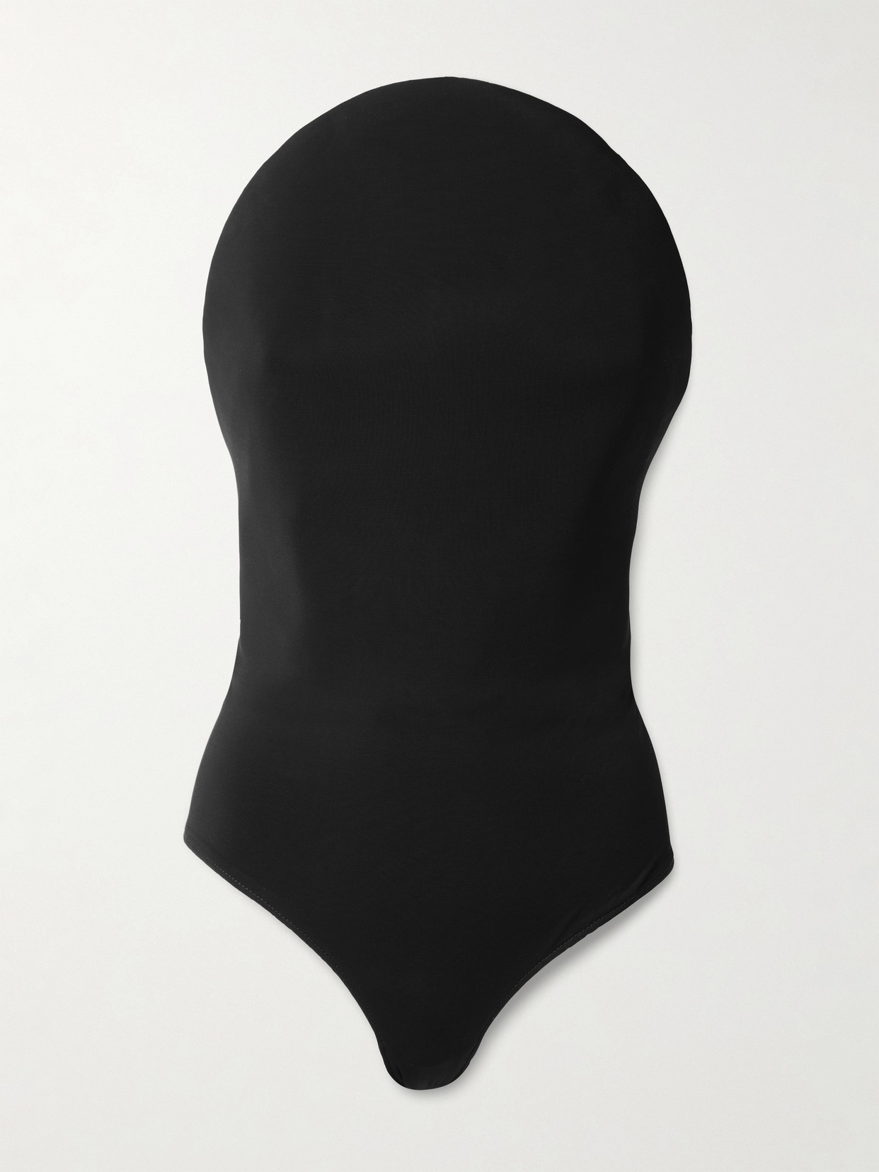 Alaïa Strapless Jersey Bodysuit In Black