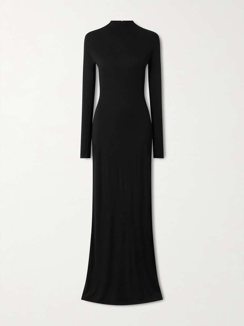 Alaïa Jersey Mock-neck Gown