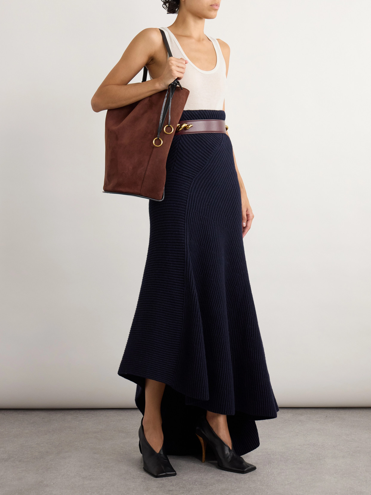 Alaïa Wool-blend Tank In White