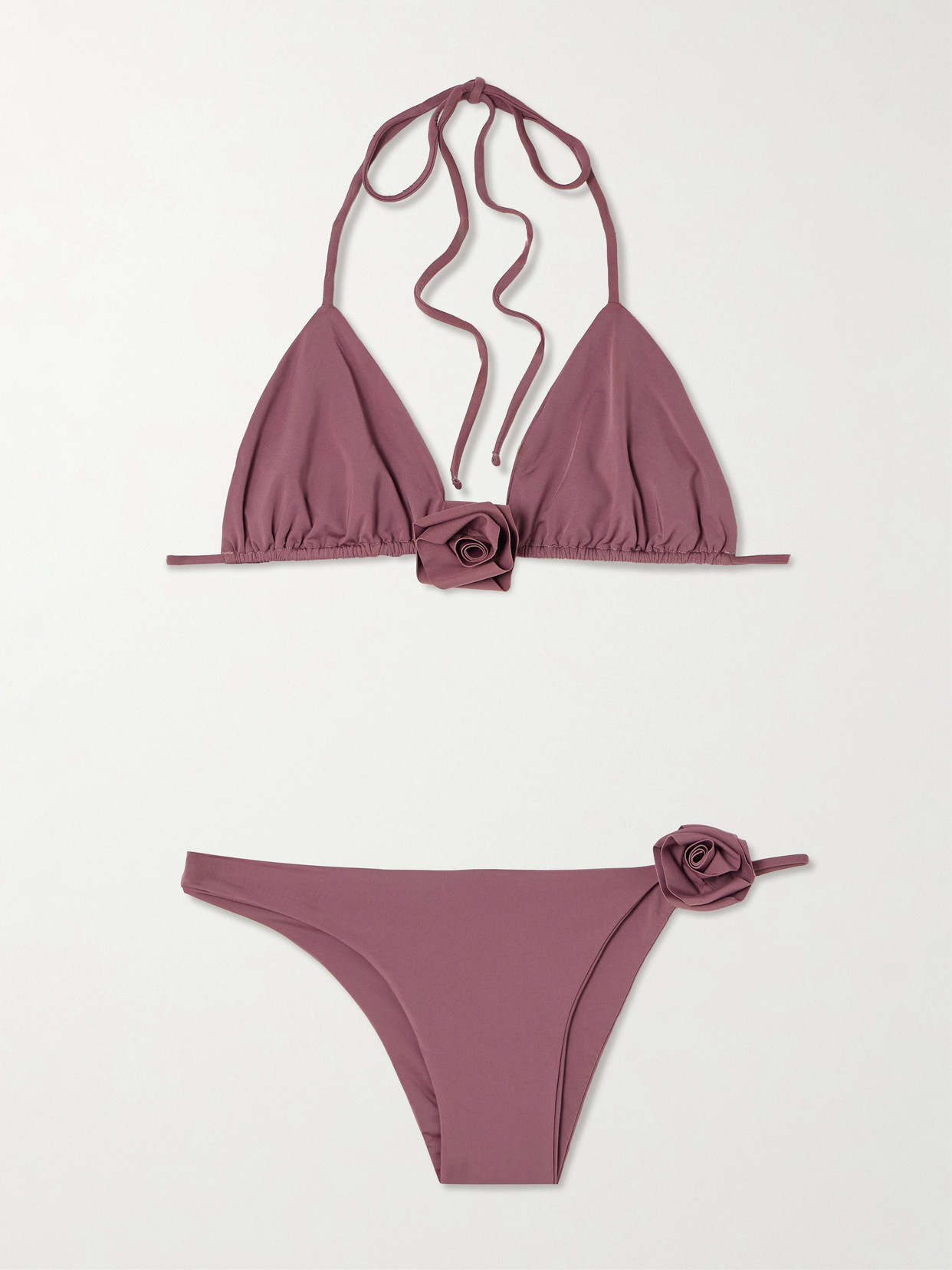 Maygel Coronel Chipi Triangle Bikini In Purple
