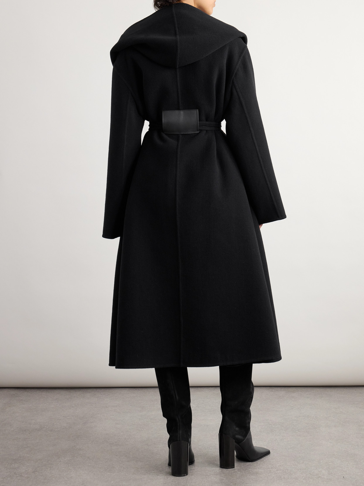 Alaïa - Hooded Belted Coat