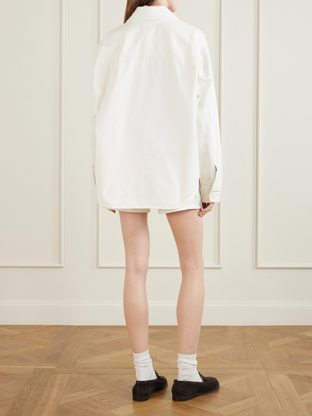 Embroidered Cotton Overshirt