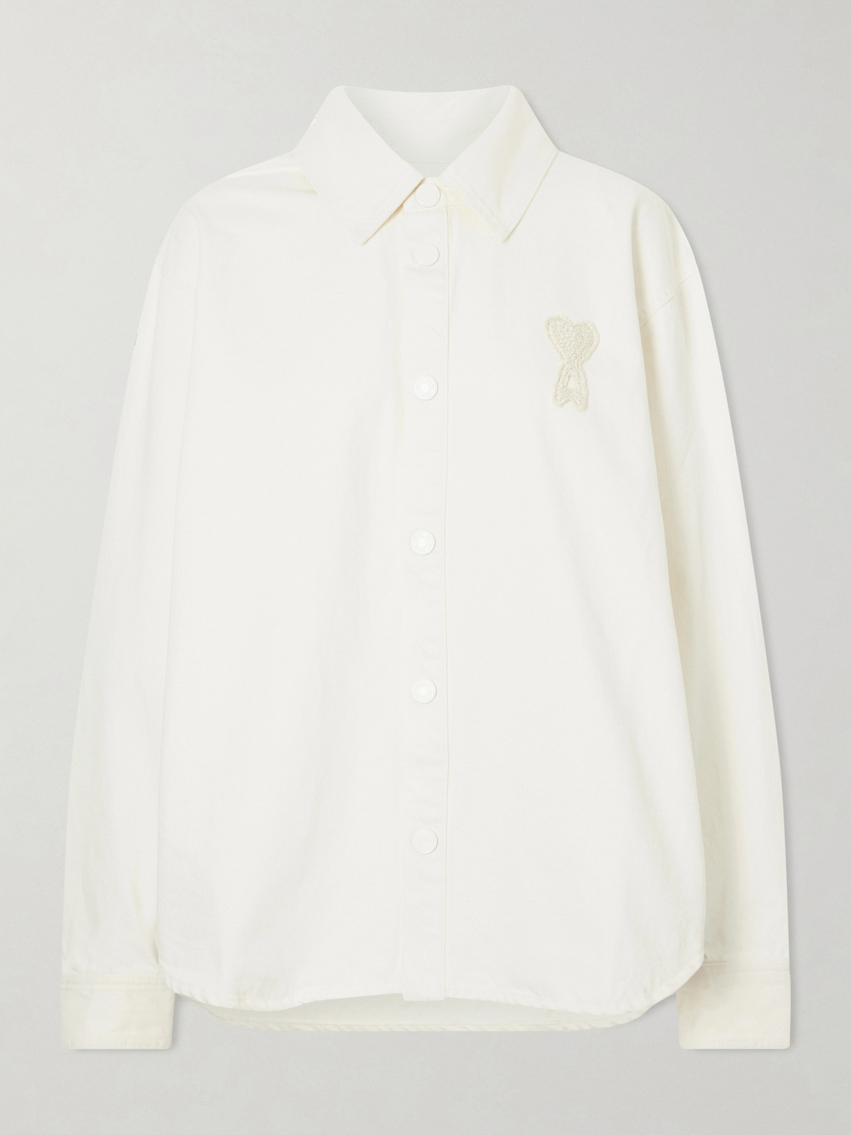 Embroidered Cotton Overshirt