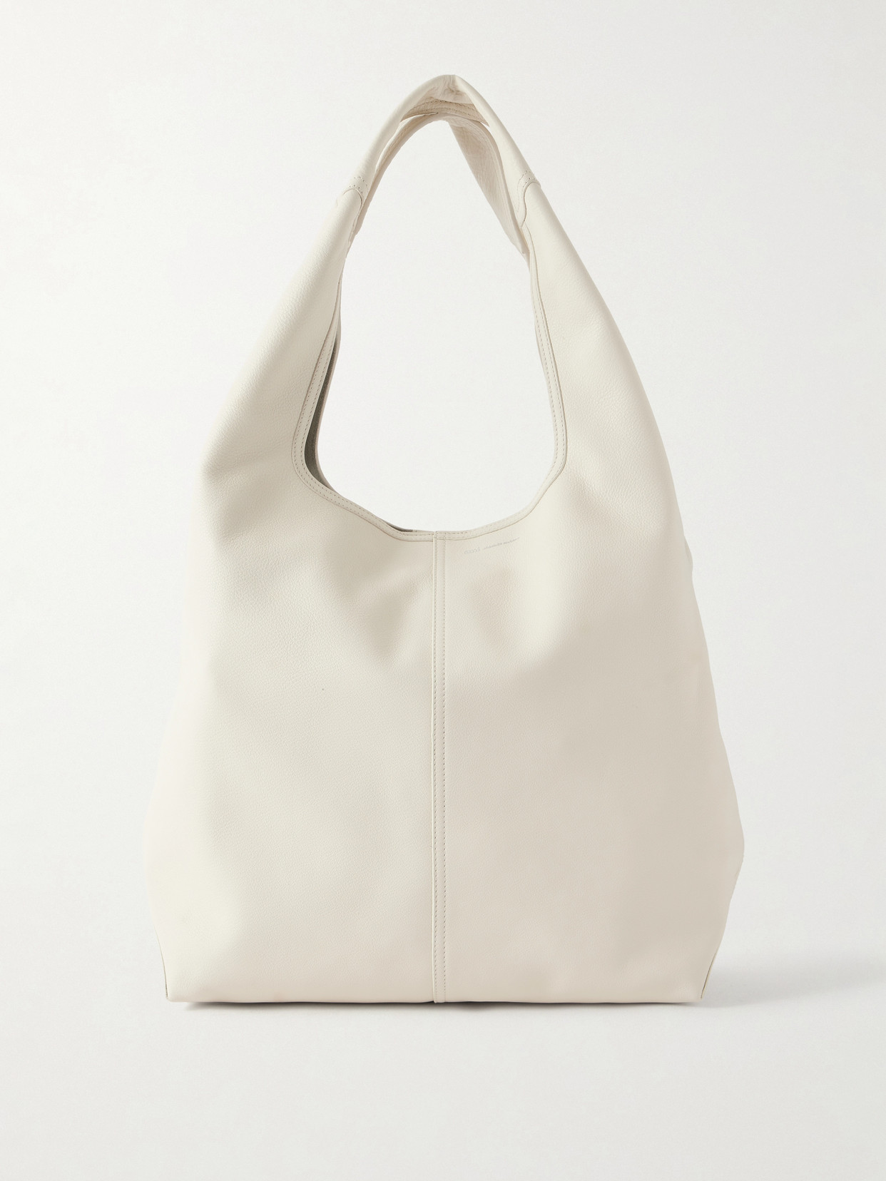 Ami Alexandre Mattiussi Etienne Leather Shoulder Bag In White